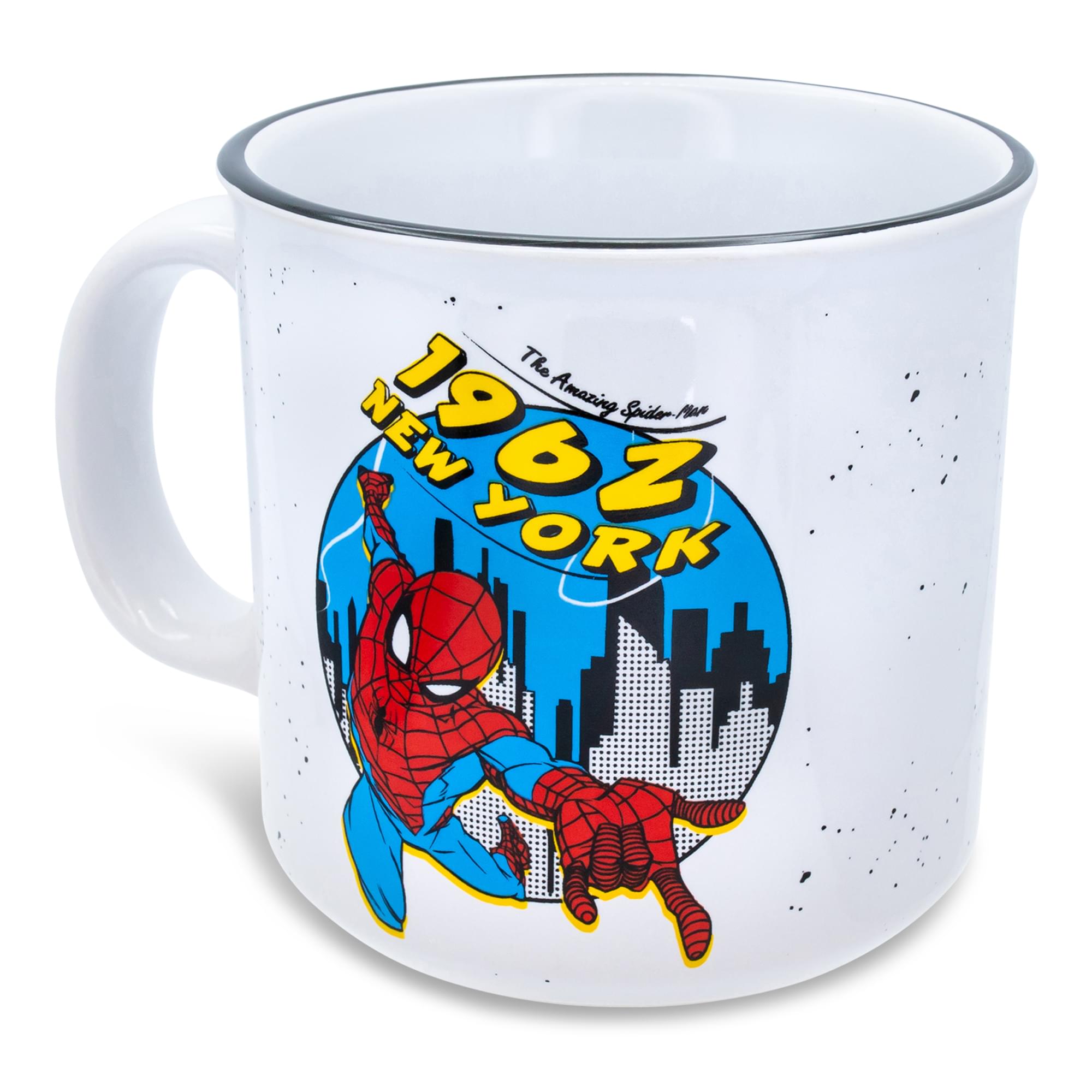 1962 Marvel Comics Spider-Man Ceramic Camper Mug - 20 Ounce