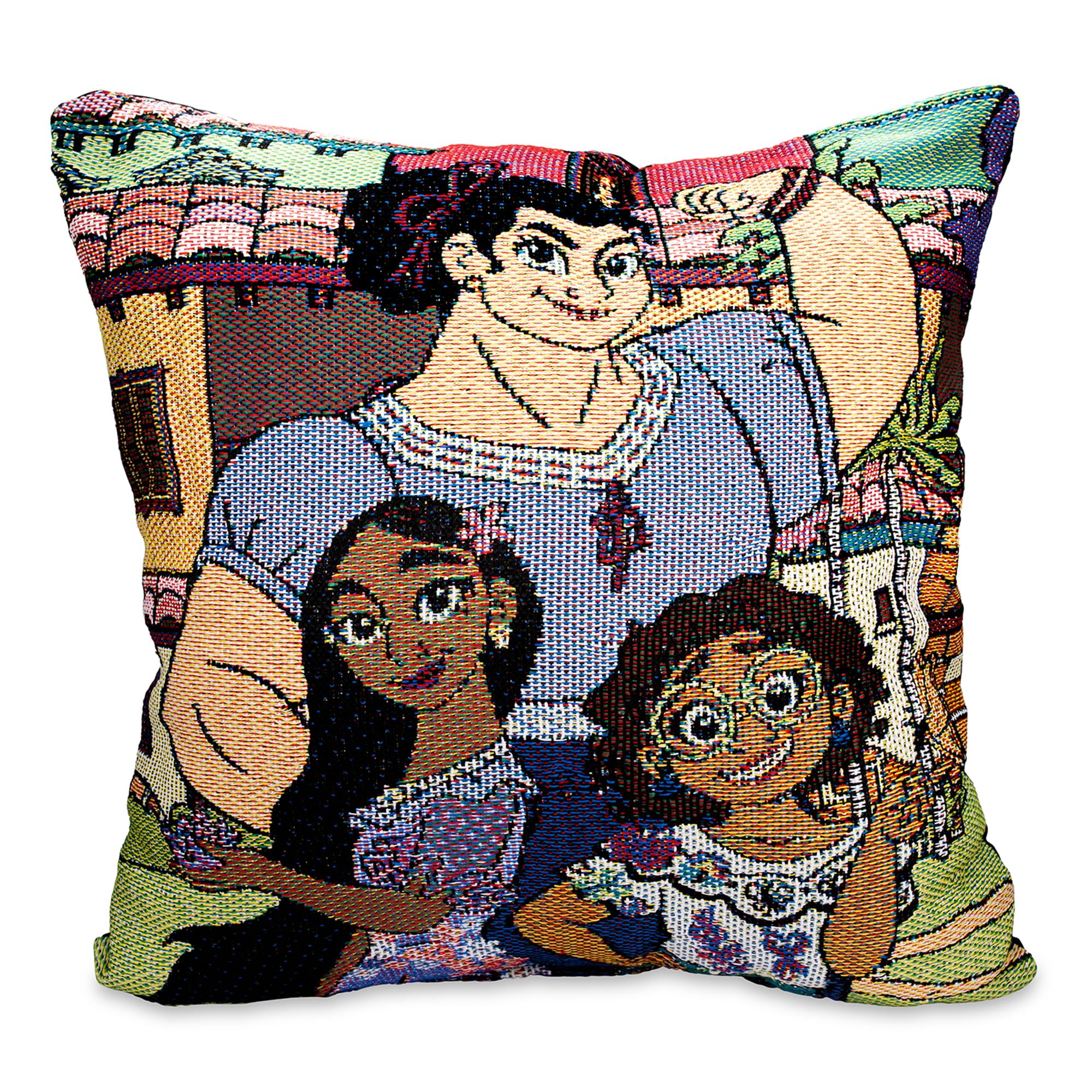 Disney Encanto 18-Inch Family Portrait Woven Tapestry Throw Pillow - Add Magic to Your Space!