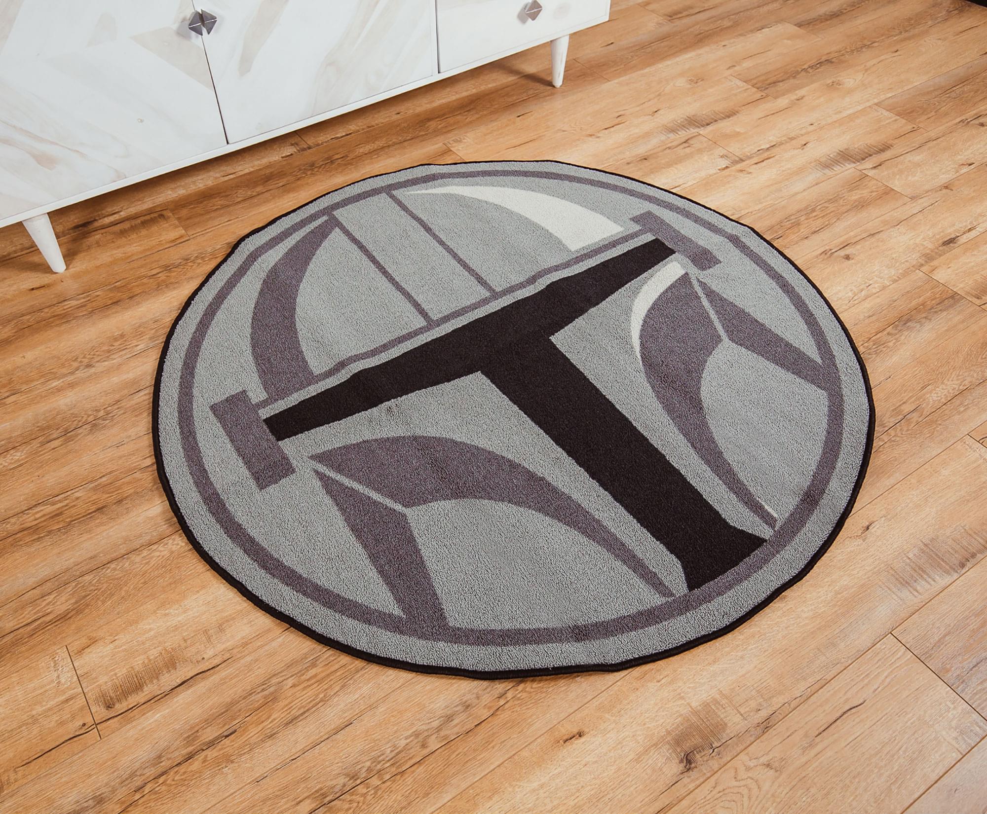 Epic Star Wars: The Mandalorian Helmet 52-Inch Area Rug
