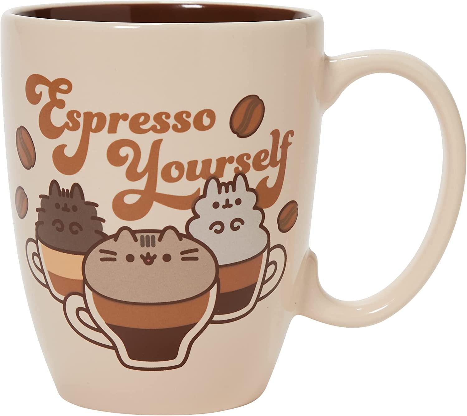 Pusheen 'Espresso Yourself' Stoneware Mug - Adorable Caffeine Companion