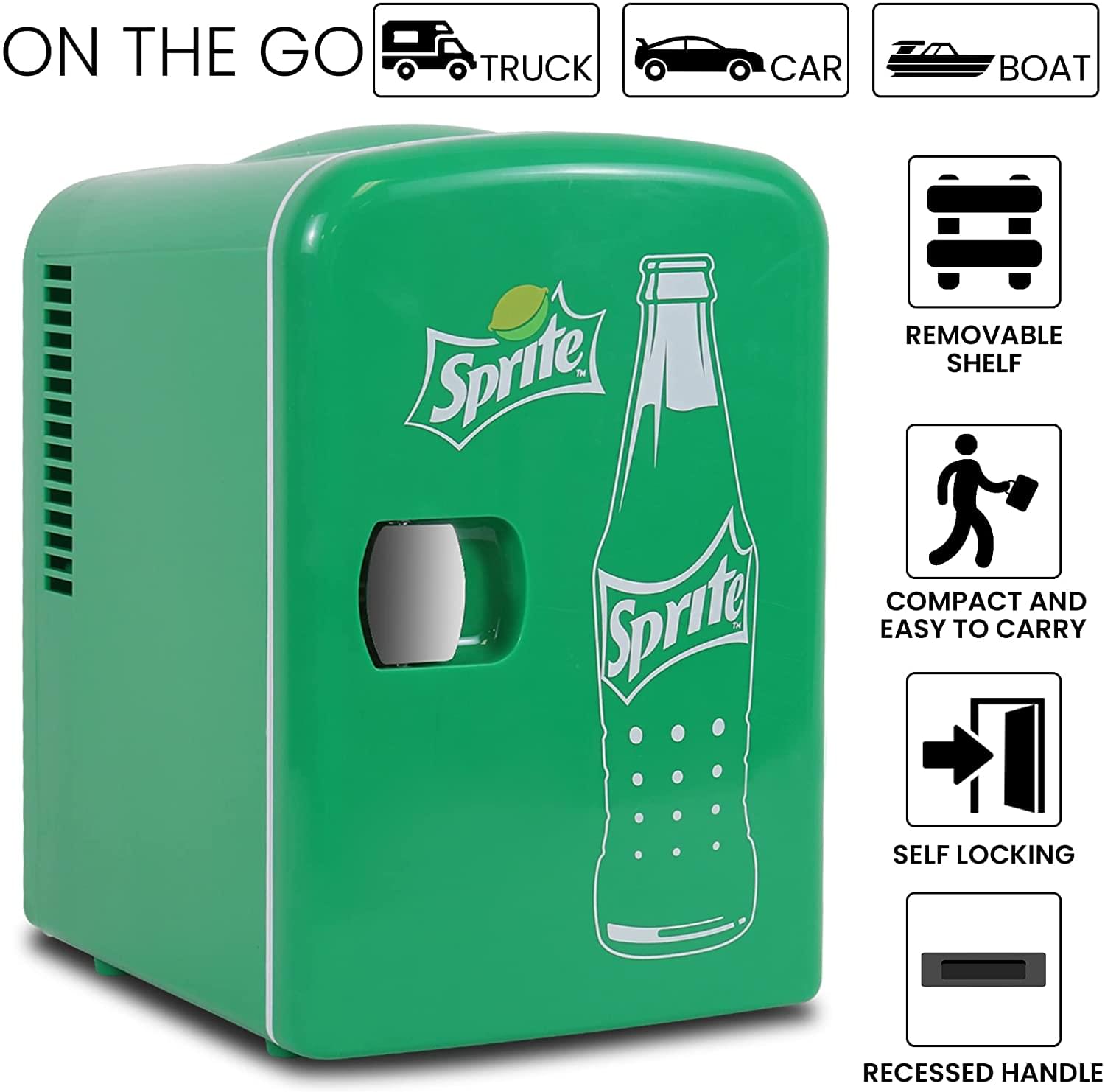 Sprite 4L Personal Travel Fridge: Keep Your Drinks Cool Anywhere!