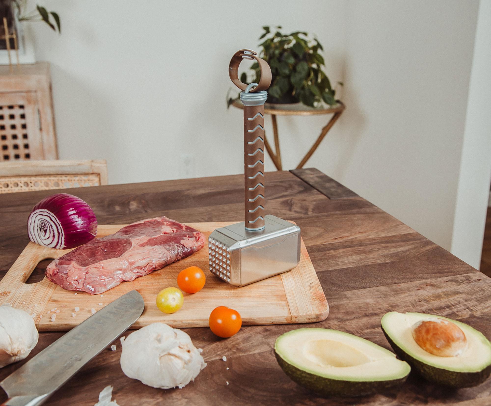 Marvel's Epic Mighty Thor Mjolnir Hammer Replica Stainless Steel Meat Tenderizer