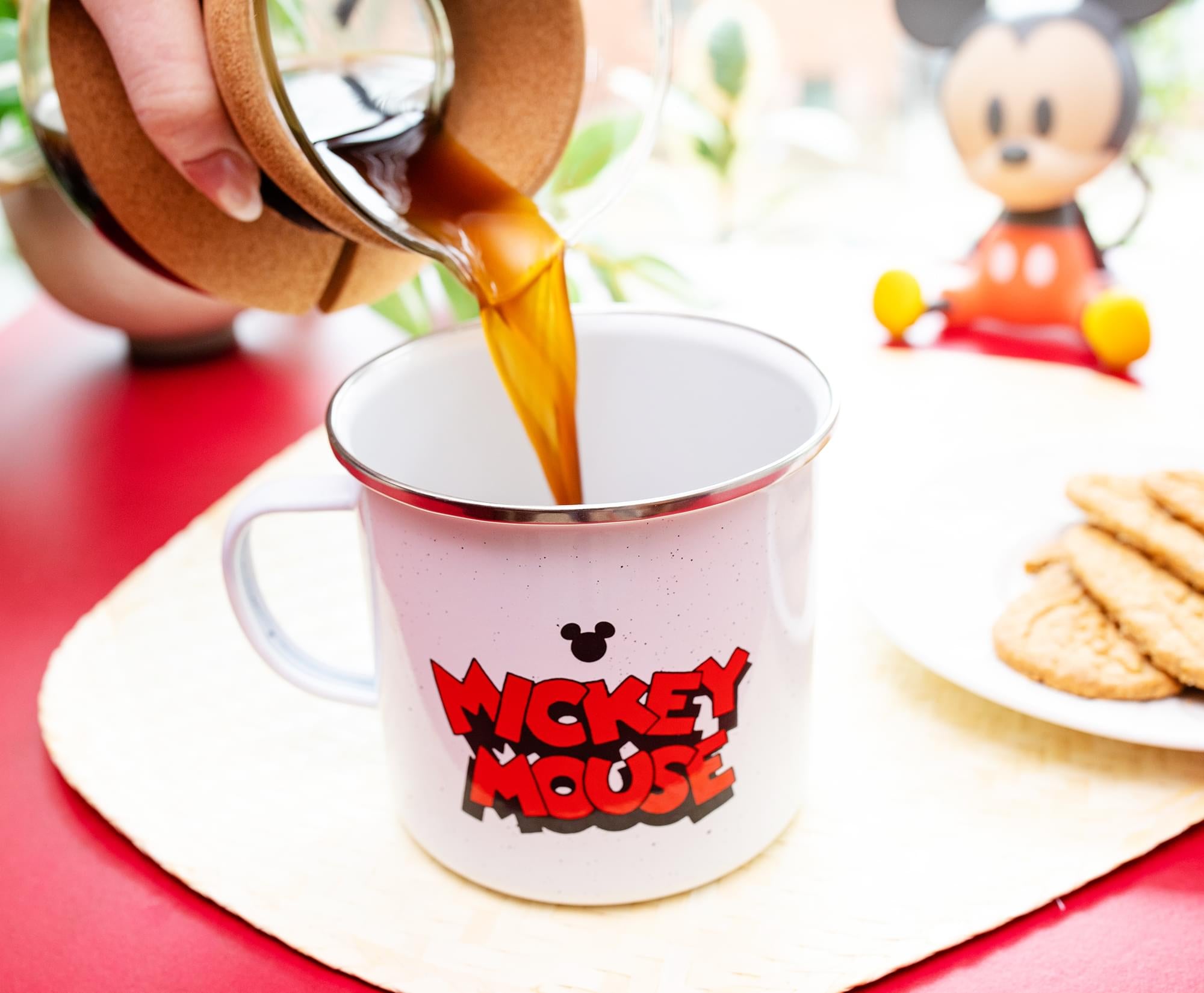 Disney's Enchanting Mickey Mouse Ceramic Camper Mug - 20 Ounce Delight