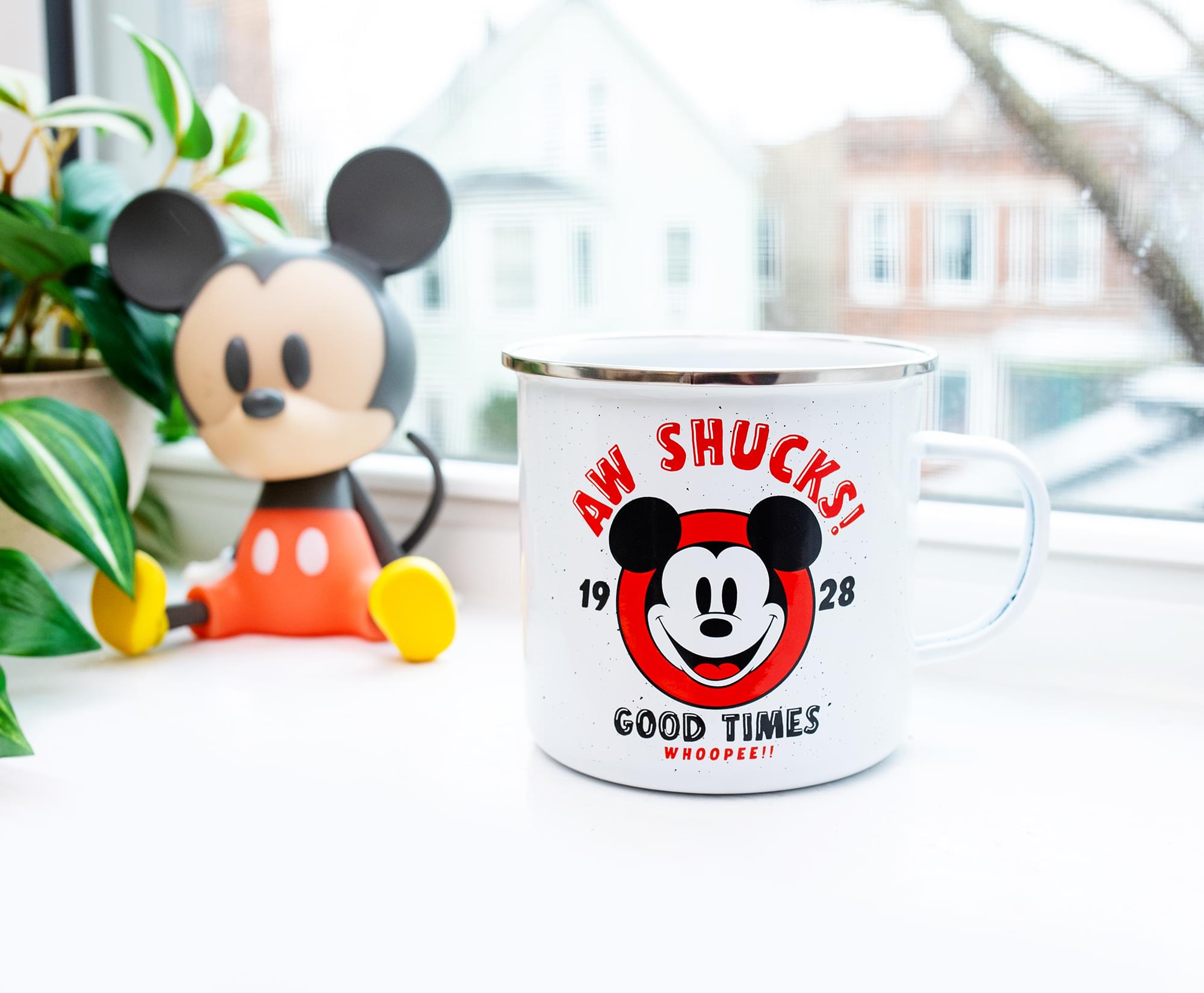 Disney's Enchanting Mickey Mouse Ceramic Camper Mug - 20 Ounce Delight
