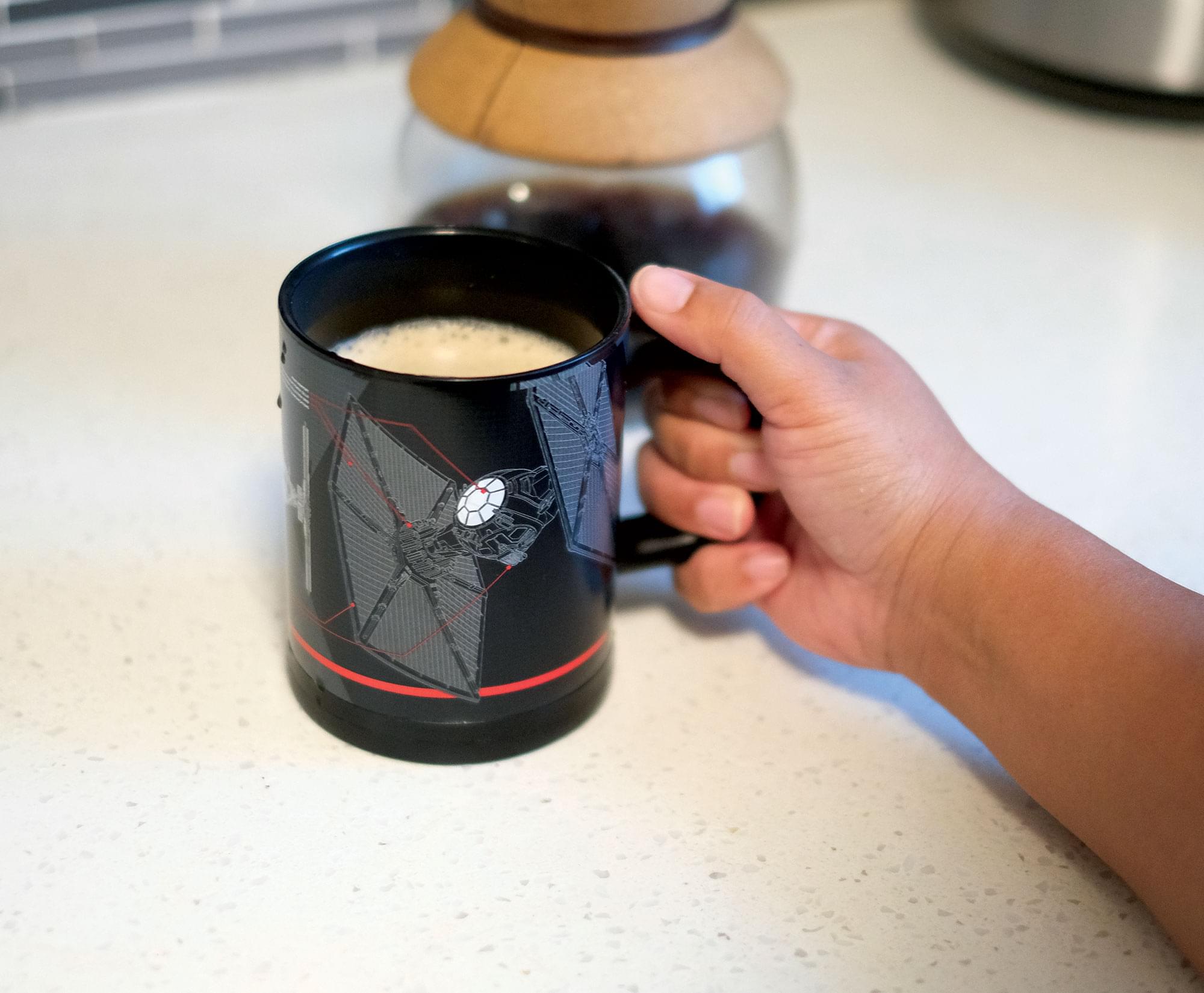 Rev up Your Drink with the Star Wars Tie Fighter Self-Stirring Travel Mug