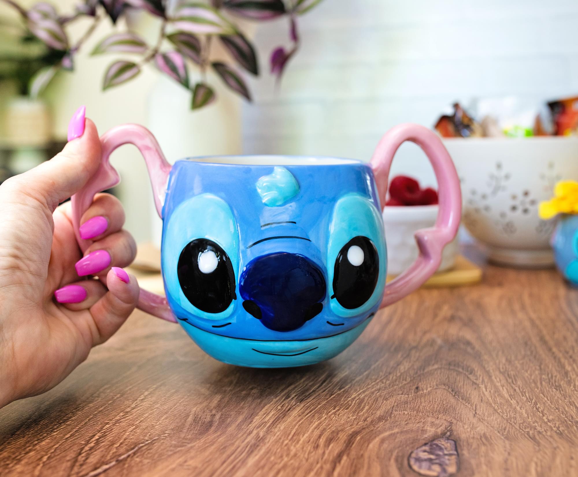 Disney Lilo & Stitch 3D Ceramic Mug - A Cosmic Treat for Your Mornings