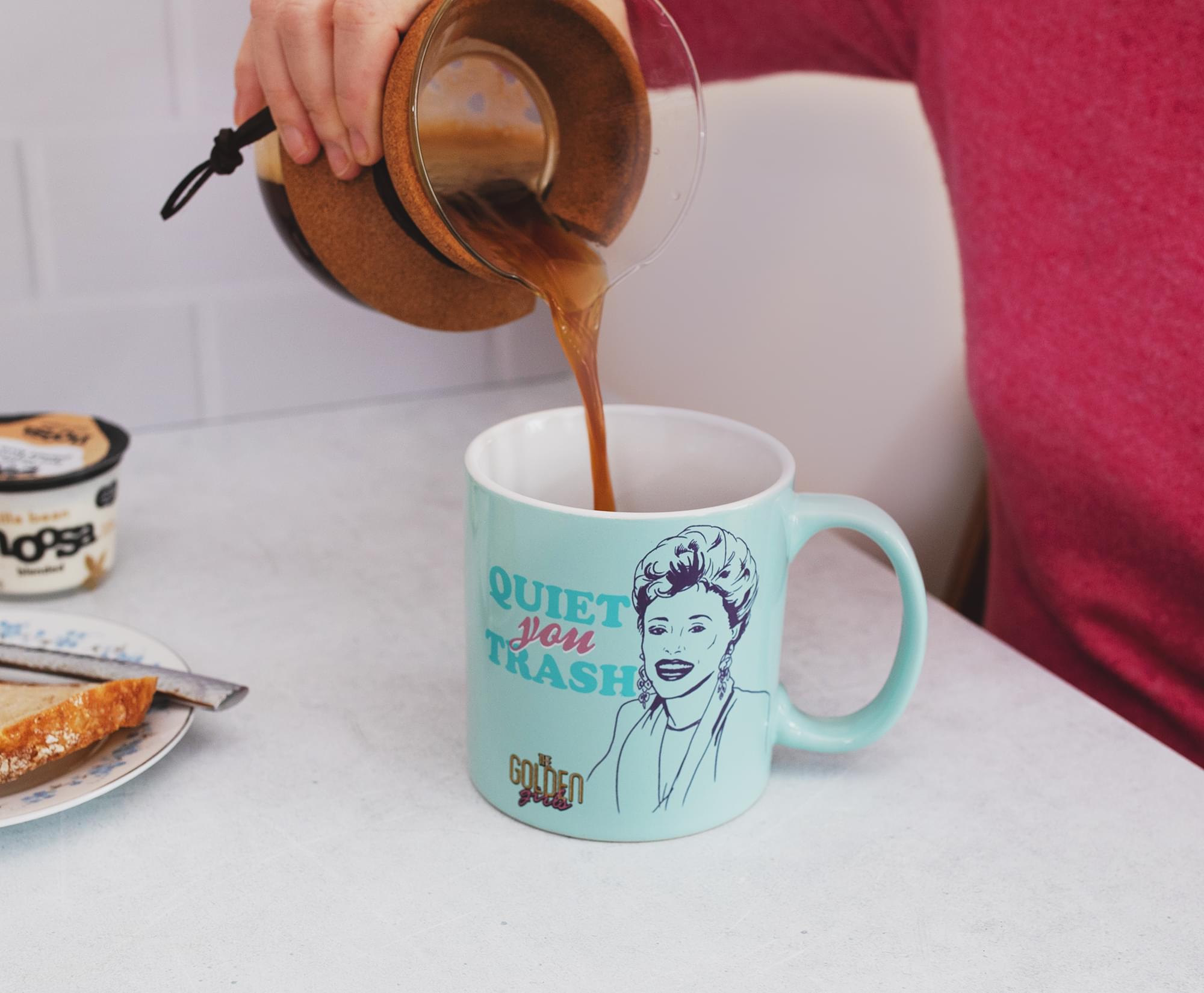 Golden Girls 'Quiet You Trash' 20-Ounce Ceramic Mug