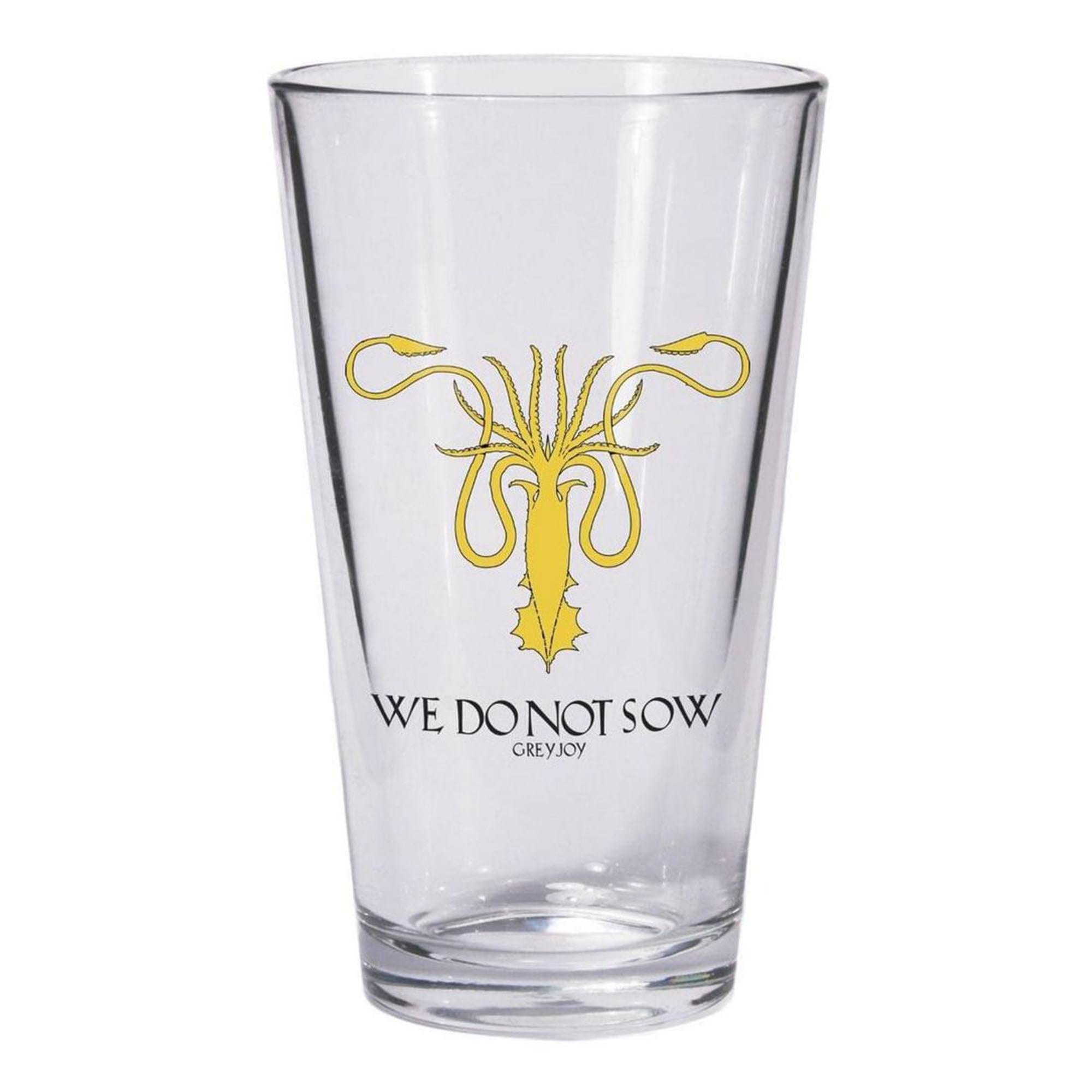 Epic Game Of Thrones Greyjoy Pint Glass - A Must-Have for Fans!