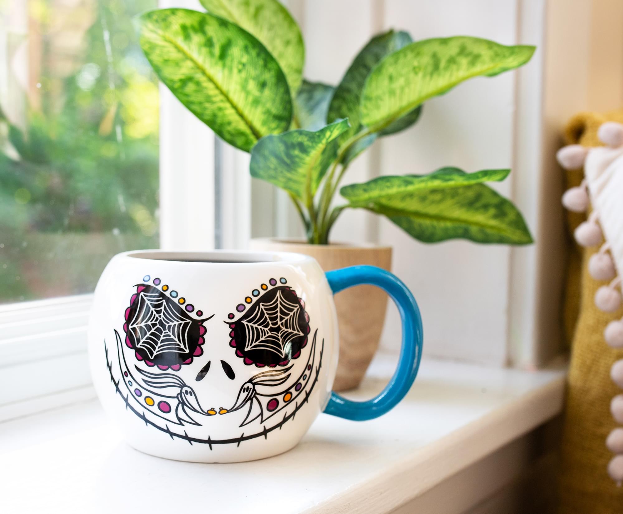 Disney's Nightmare Before Christmas Jack Skellington Day of the Dead Ceramic Mug