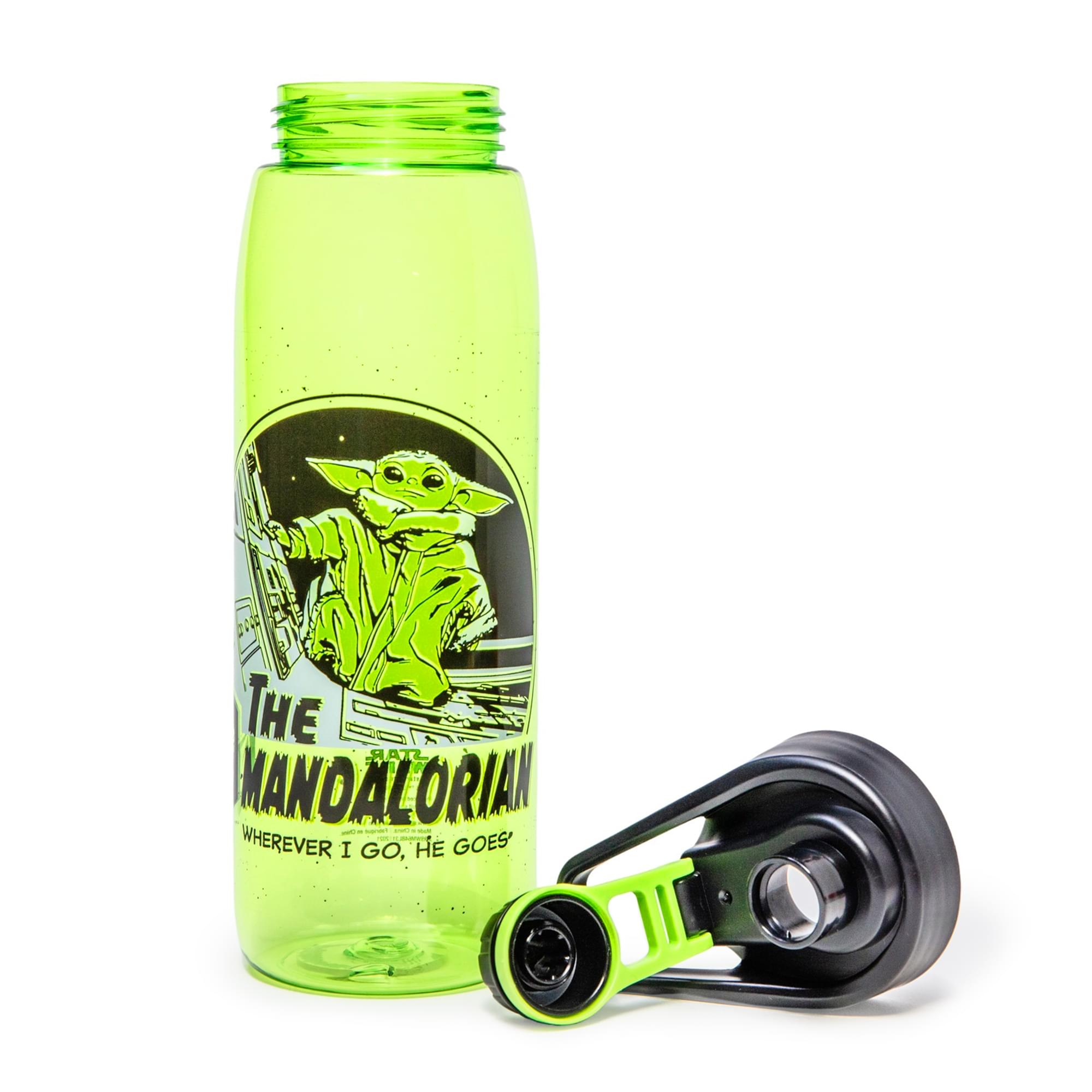 The Mandalorian 28-Ounce Screw-Top Plastic Water Bottle