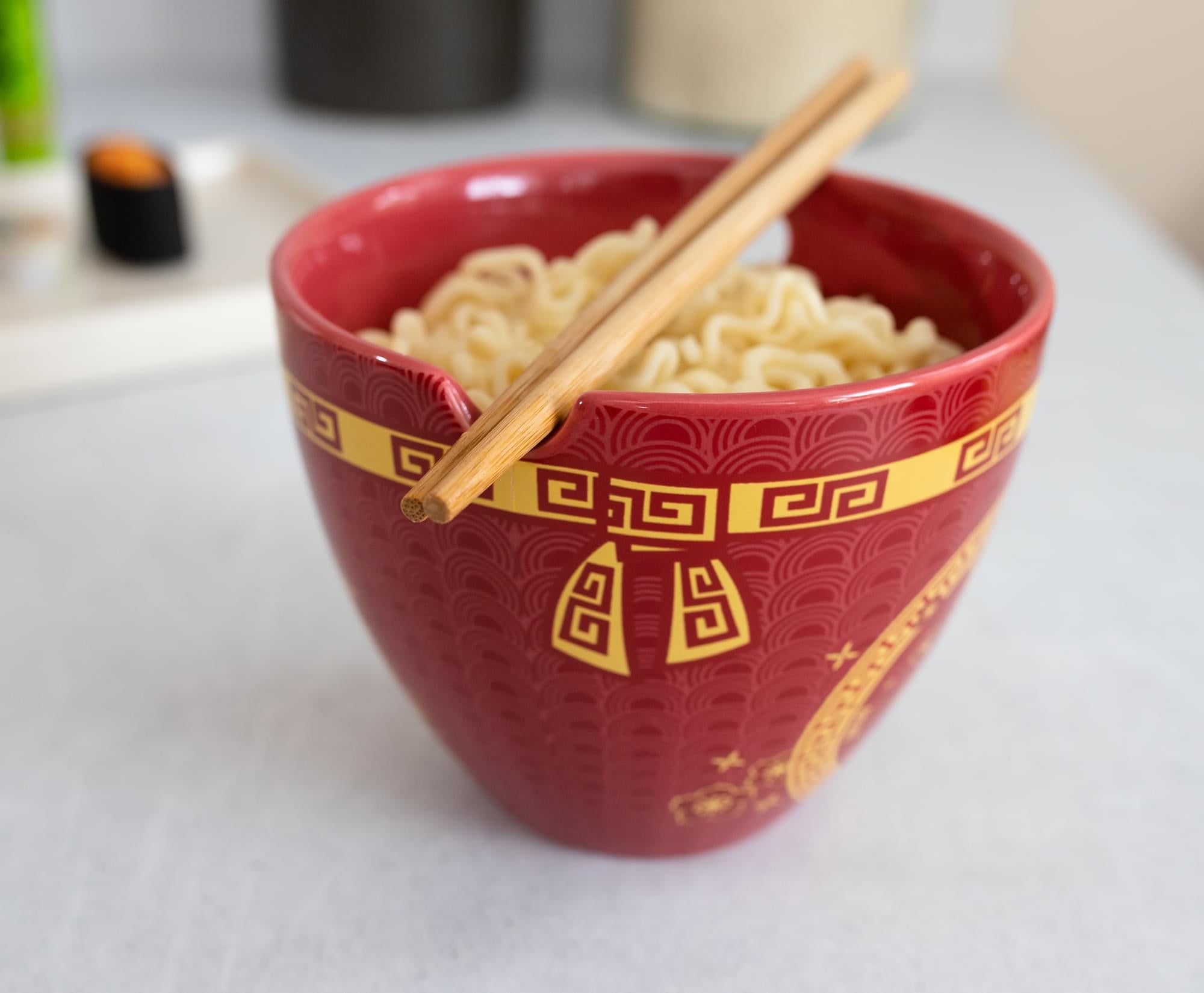 Lucky Dog Chinese Zodiac Ramen Bowl & Chopstick Set