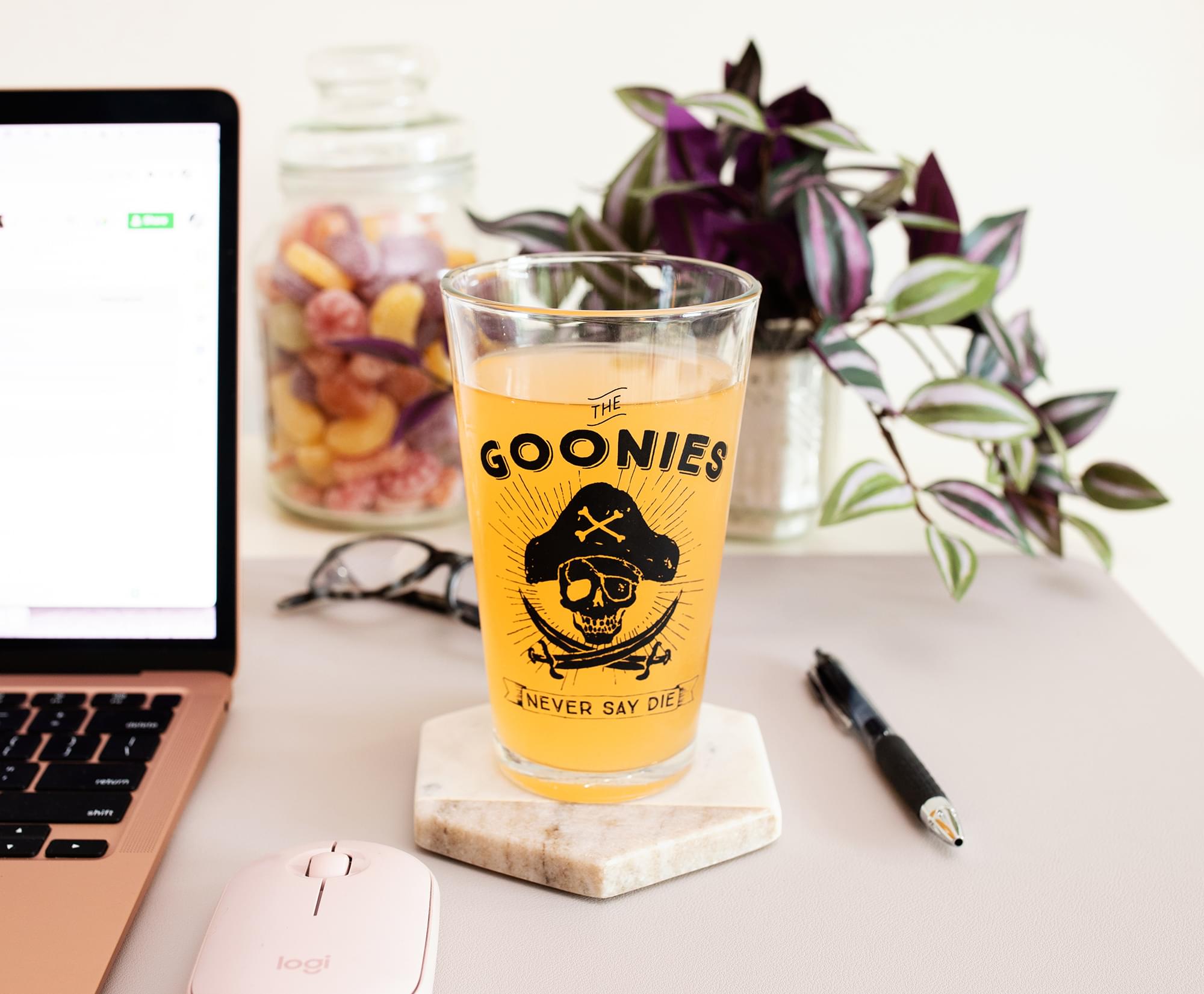 The Goonies Never Say Die 16-Ounce Pint Glass
