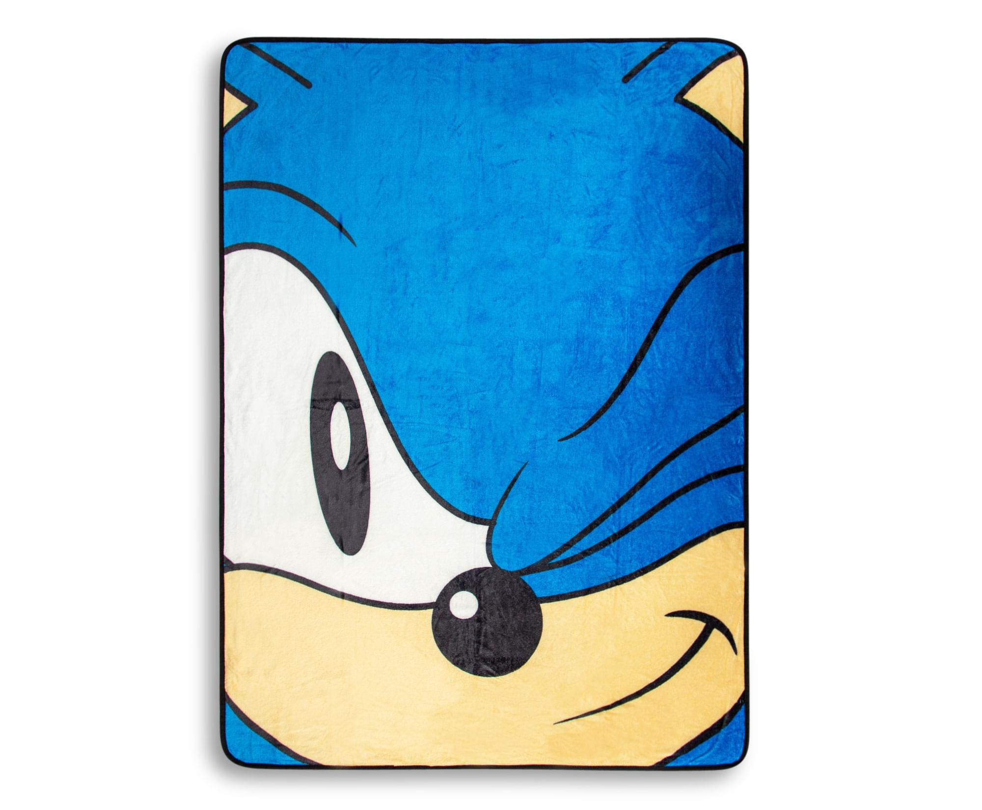 Sonic the Hedgehog Ultra-Comfy Fleece Throw Blanket - 45 x 60 Inches