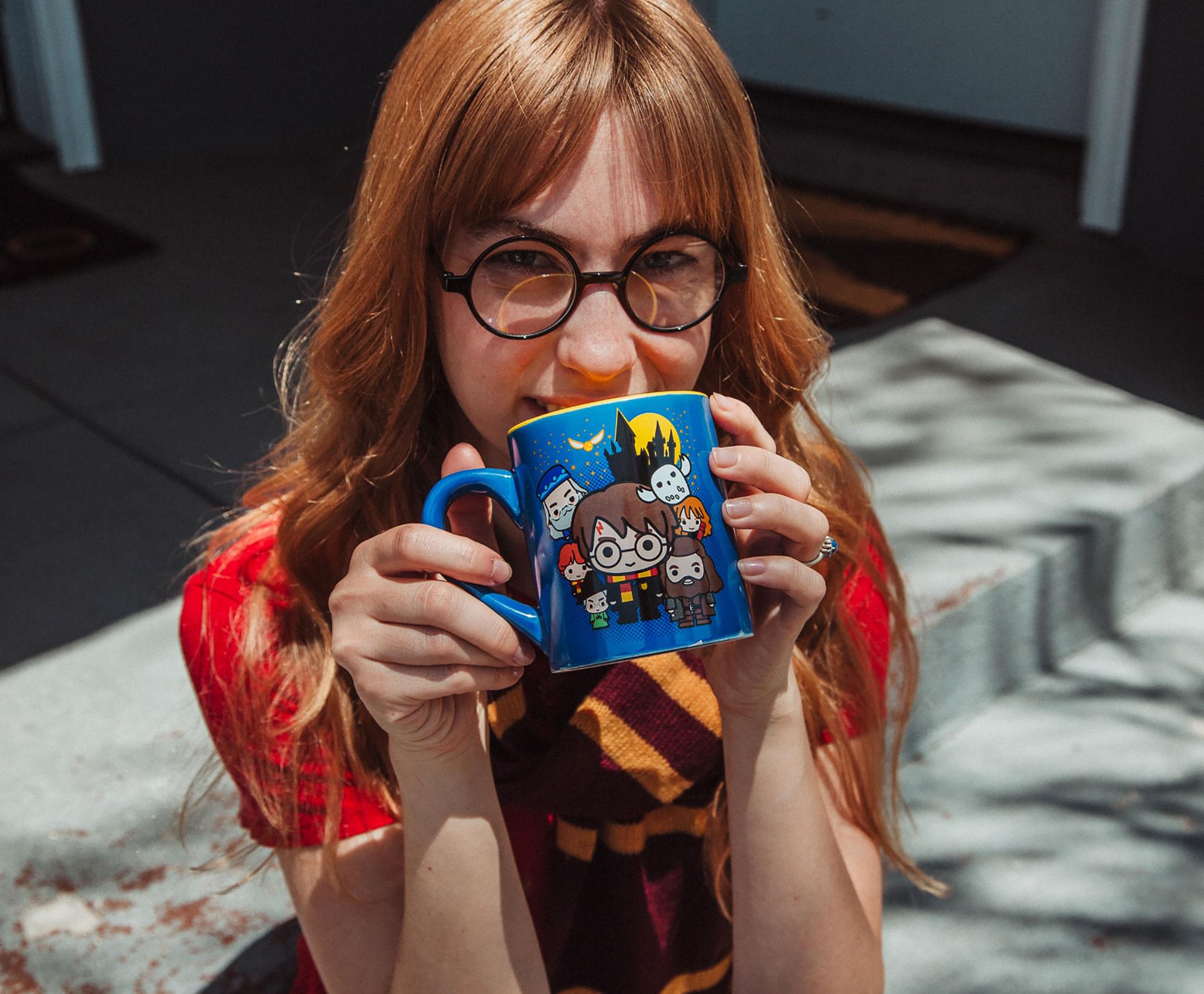 Enchanting Harry Potter Chibi Ceramic Mug - 14 Ounce Magic