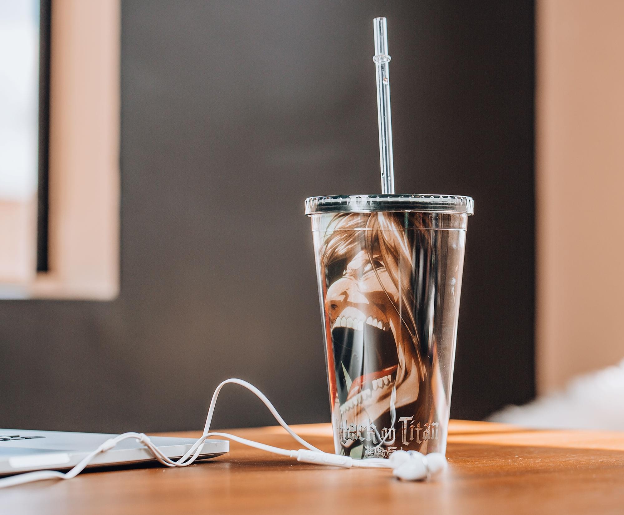 Epic Attack On Titan Eren Yeager Titan Screaming Carnival Cup - 16 Ounces
