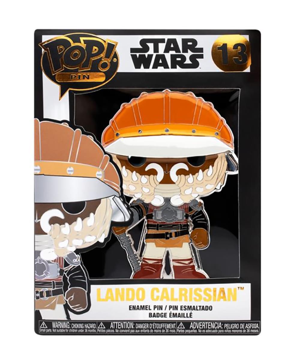 Unleash Your Inner Jedi with the Epic Star Wars 3 Inch Funko POP Pin - Lando Calrissian!