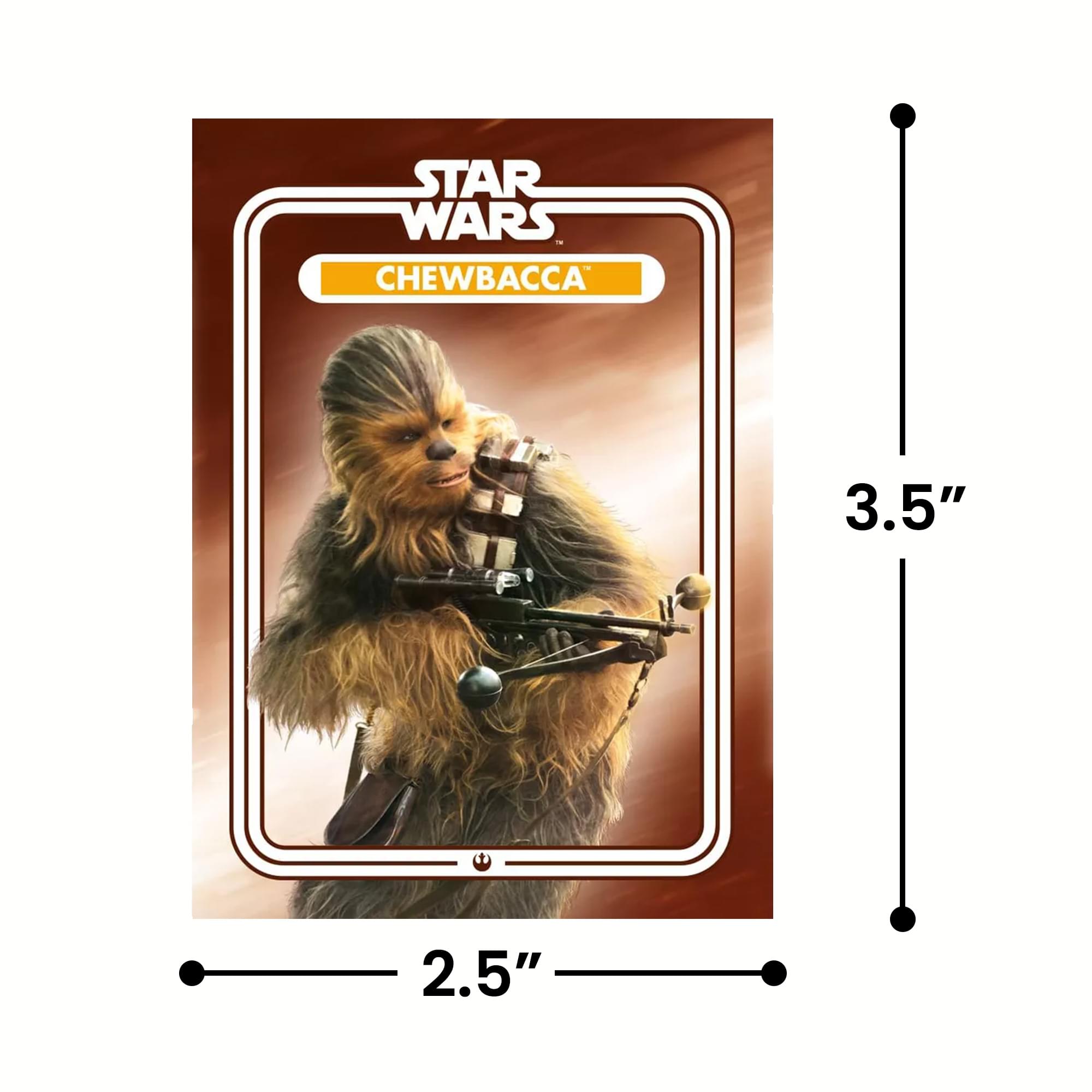 Star Wars Chewbacca Flat Magnet - 2.5 x 3.5 Inches