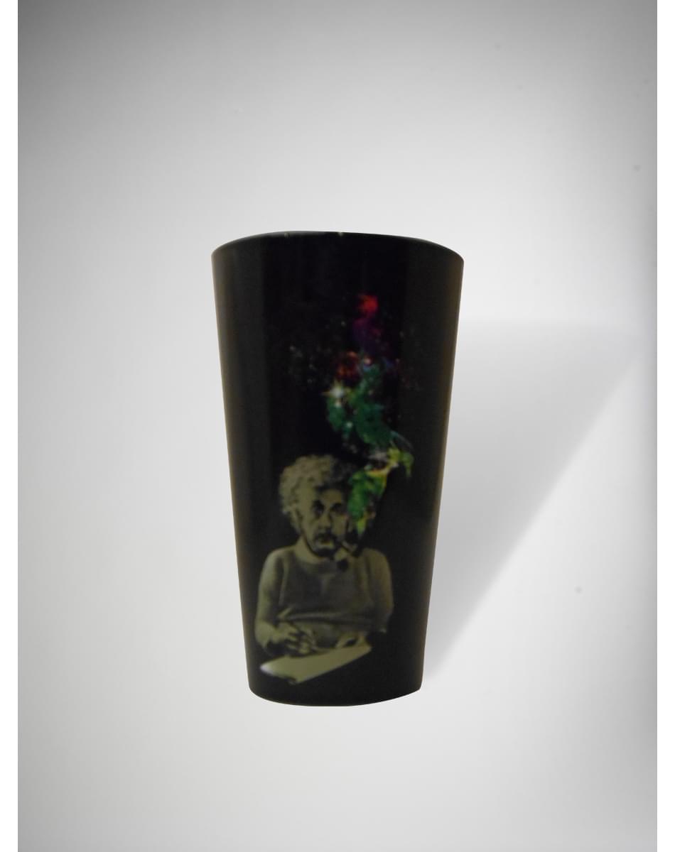 Genius - Inspired Einstein Smoke Pint Glass
