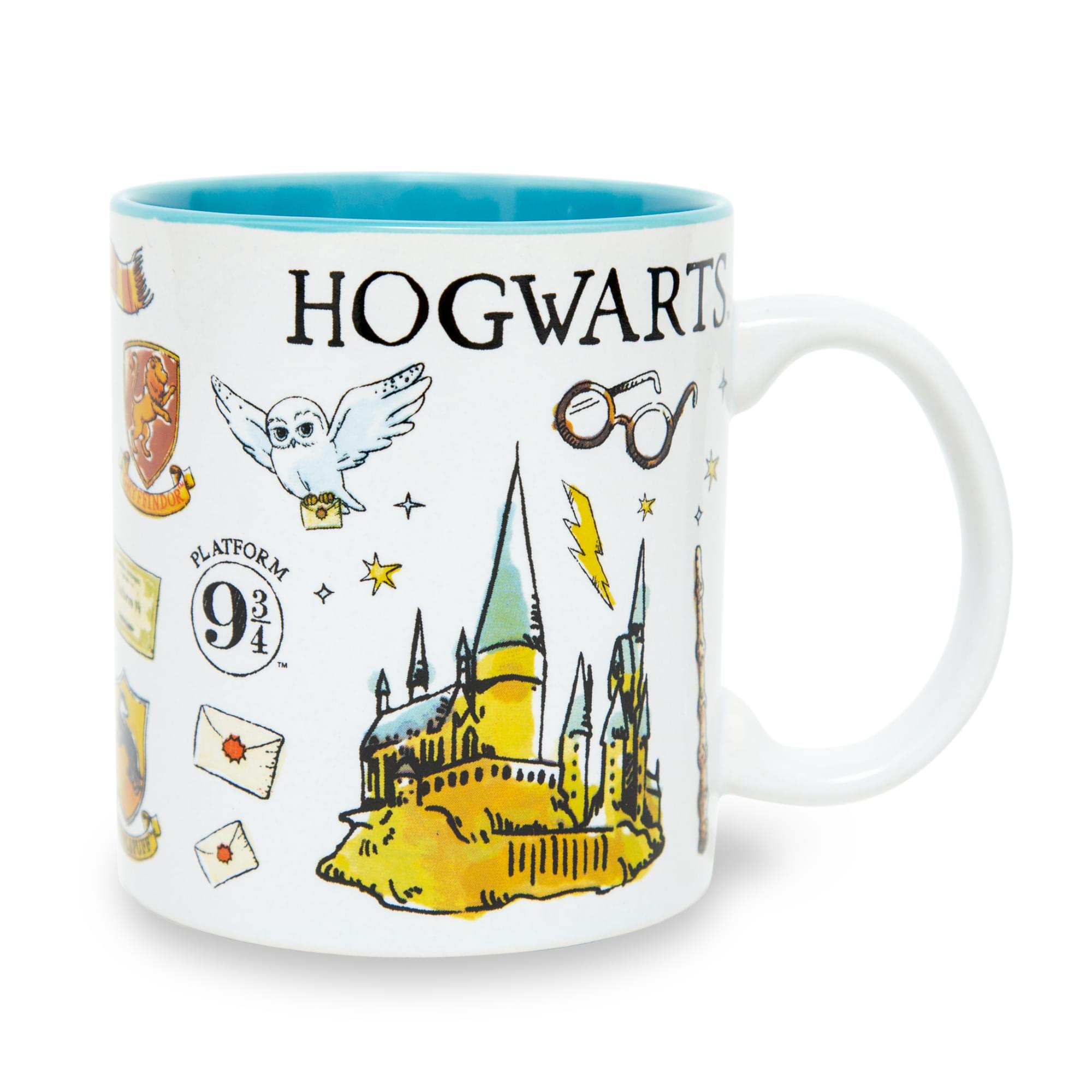 Enchanting Harry Potter Hogwarts Icons 20-Ounce Ceramic Mug