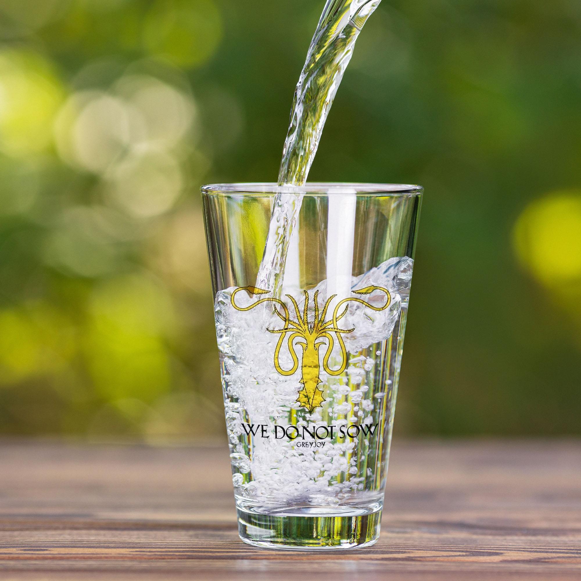 Epic Game Of Thrones Greyjoy Pint Glass - A Must-Have for Fans!