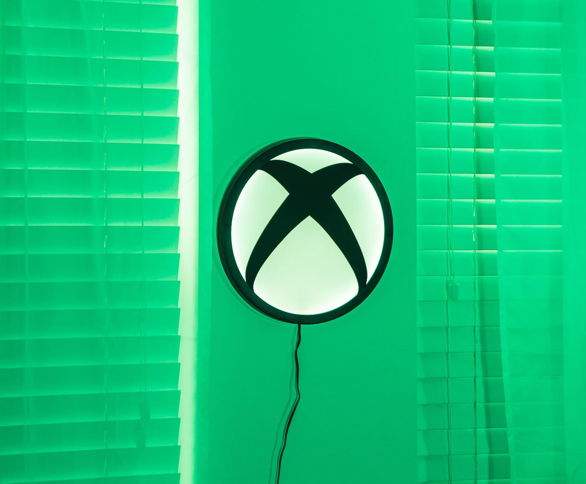 Light Up Your Gaming Space with the Xbox Logo LED Wall Light