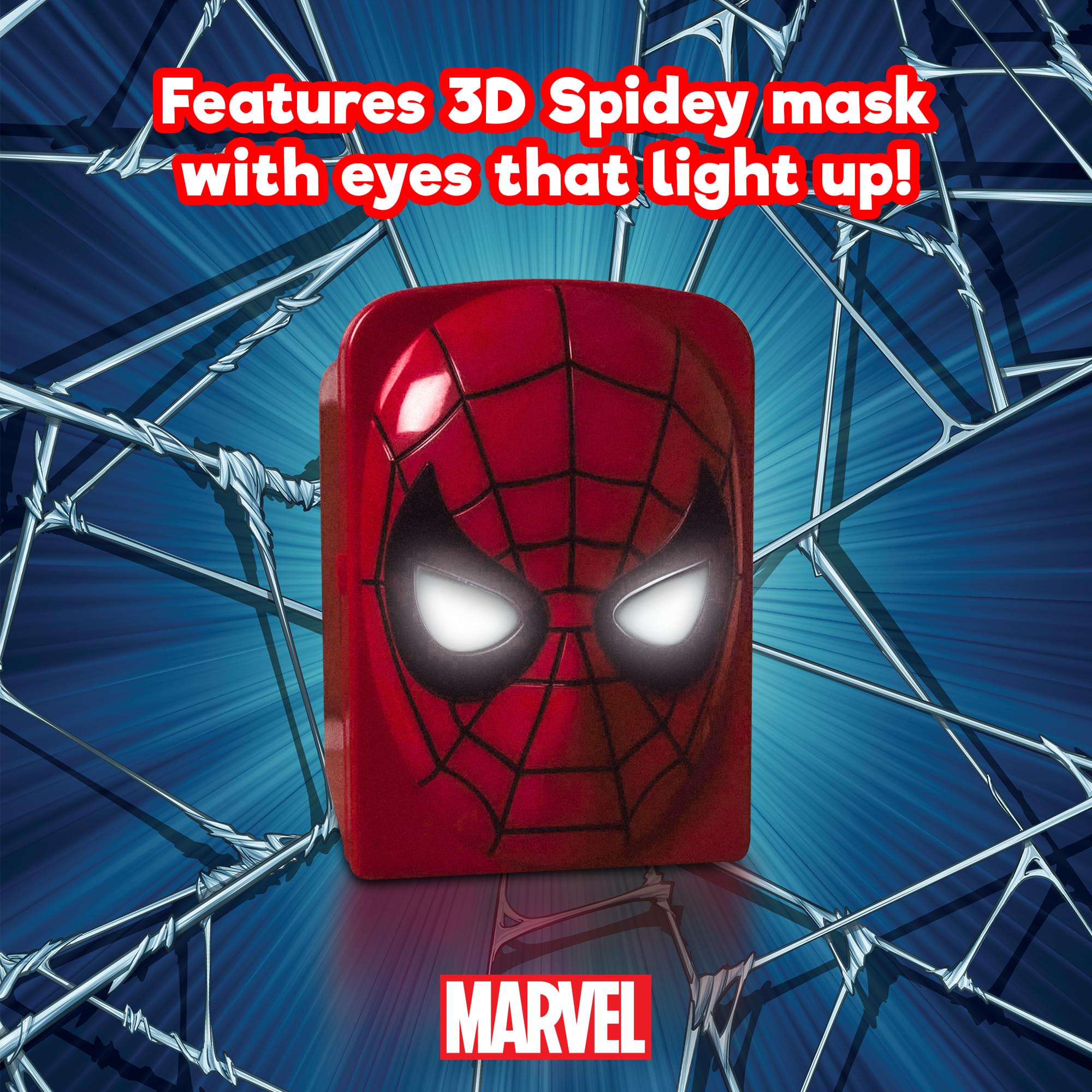 Marvel Spider-Man 4-Liter Mini Fridge: Chill & Warm with the Web-Slinger