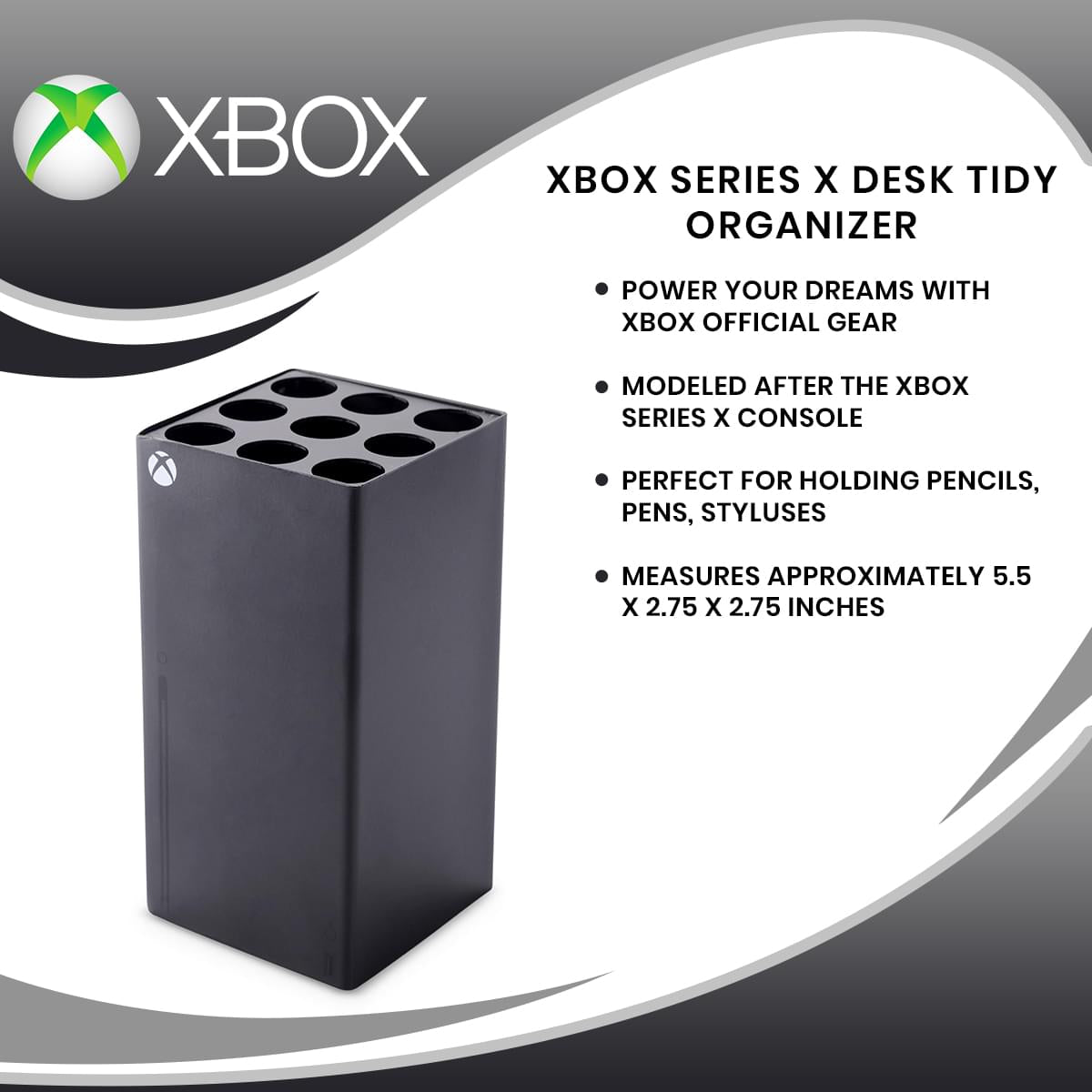 Xbox Series X-Inspired Desk Tidy: The Ultimate Gaming Organizer