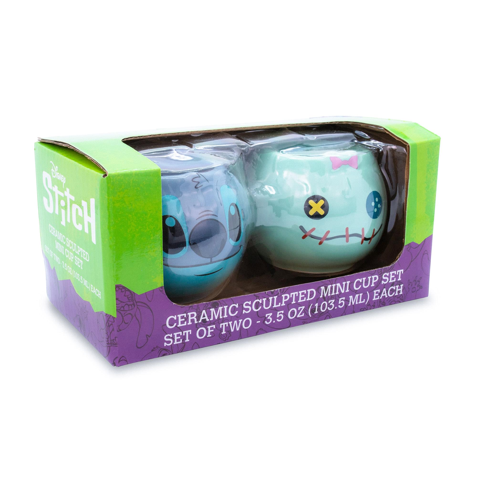 Disney Lilo & Stitch Scrump and Stitch Ceramic Mini Mug Set - 2 Pack