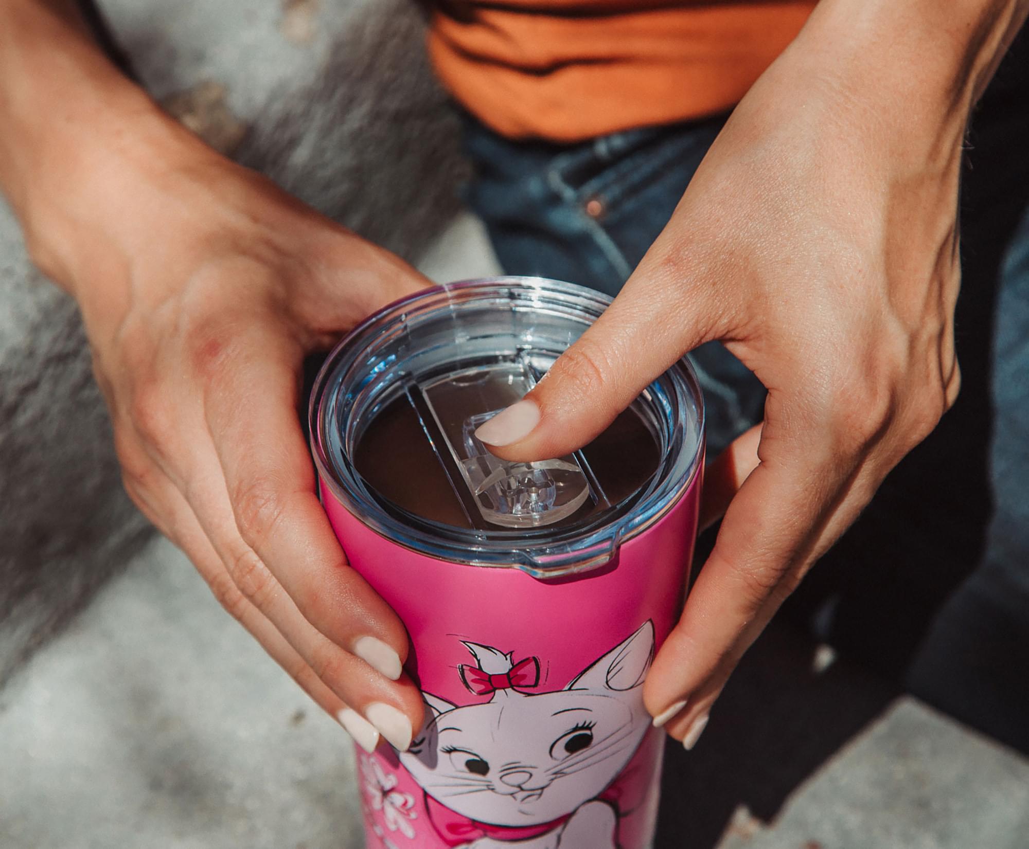 Disney's The Aristocats Marie Bonjour 22-Ounce Stainless Steel Tumbler
