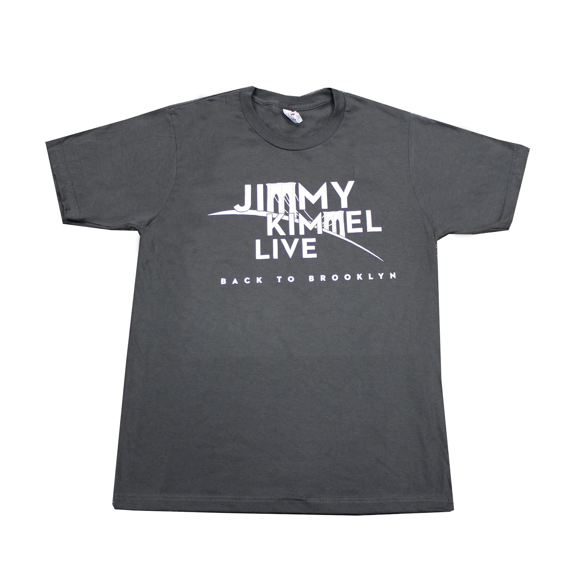 Get Your Jimmy Kimmel Live! Brooklyn Charcoal Tee Shirt Now - Unisex for Adults