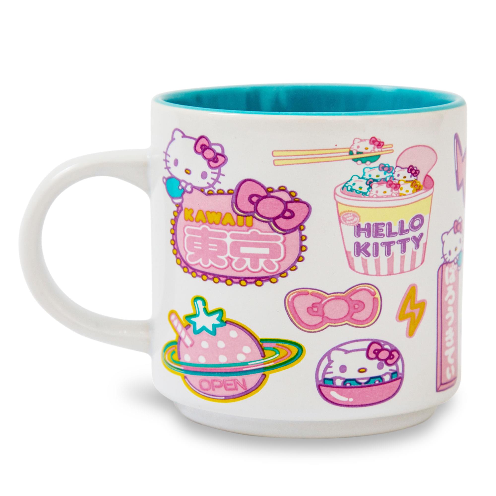 Adorable Hello Kitty Kawaii Tokyo Ceramic Stacking Mug - 13 Oz