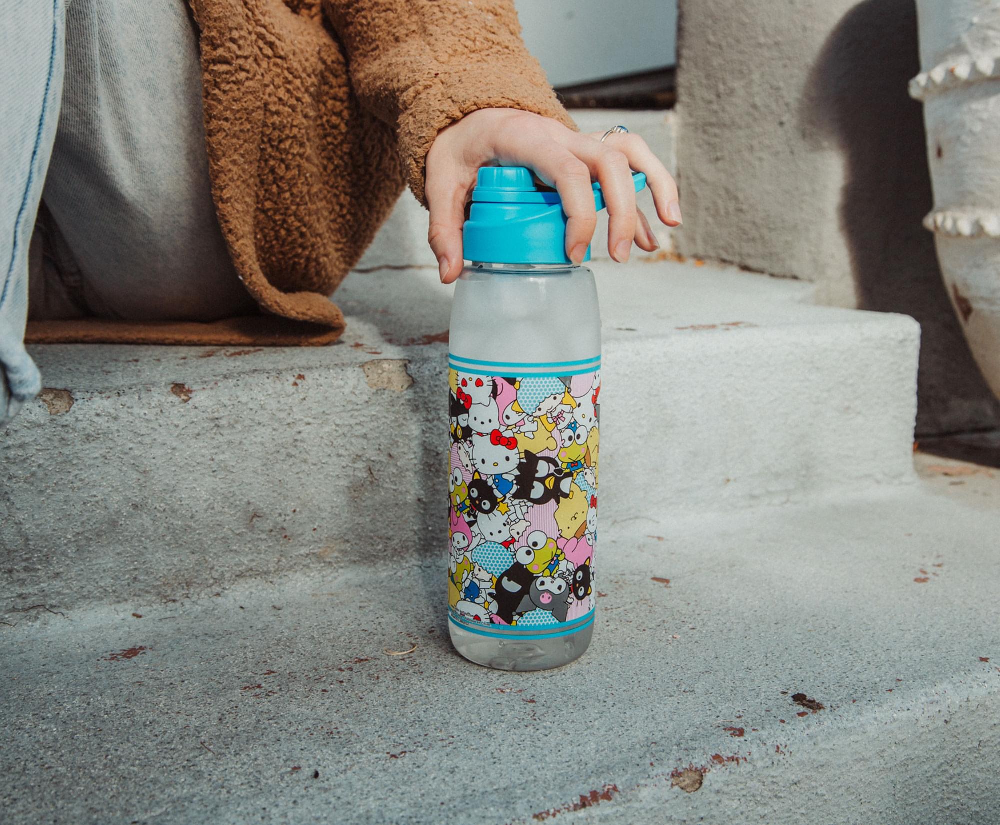 Sanrio Hello Kitty Friends Screw-Top Plastic Water Bottle