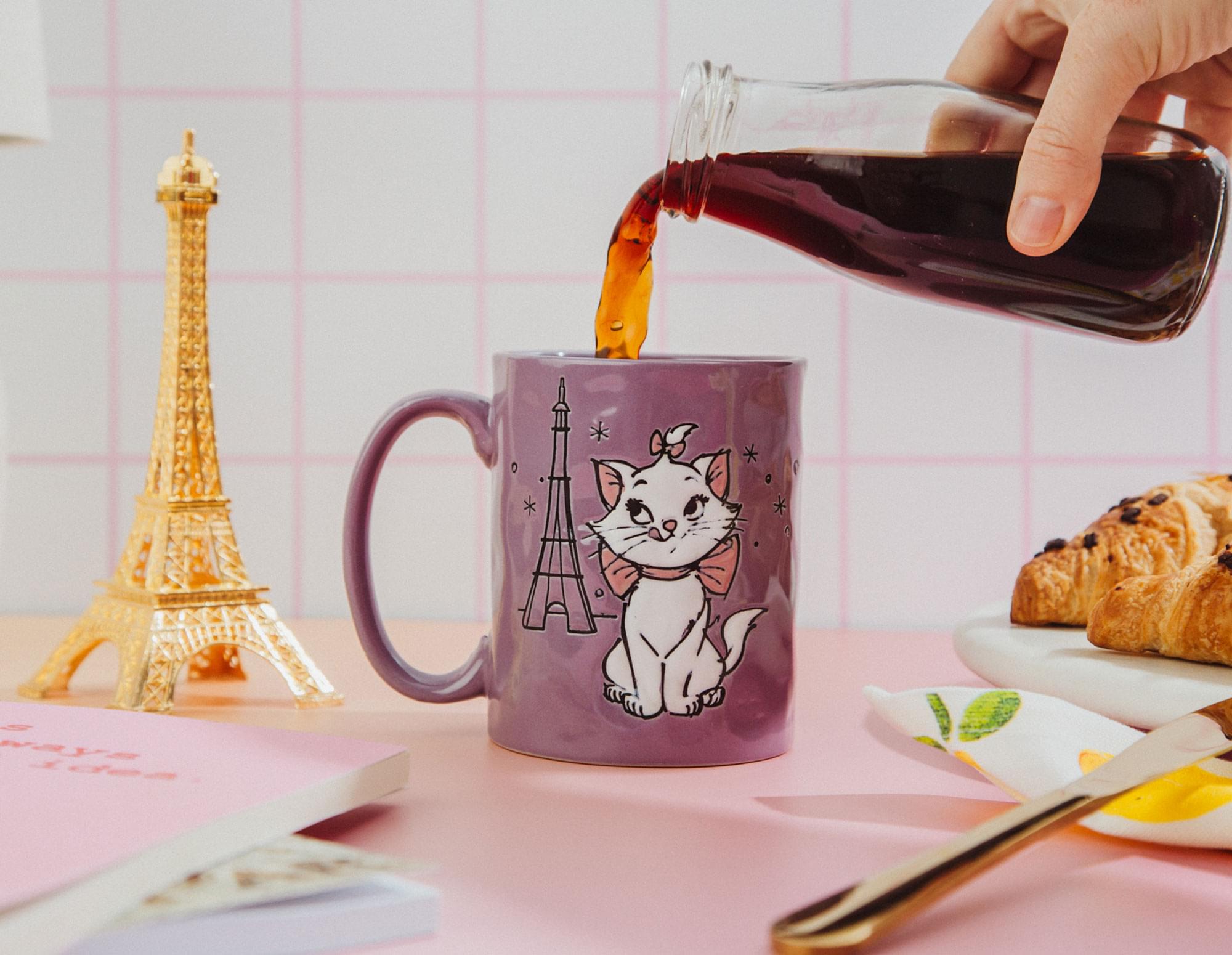 Enchanting Disney The Aristocats Marie In Paris Ceramic Mug - 15 Ounce Delight