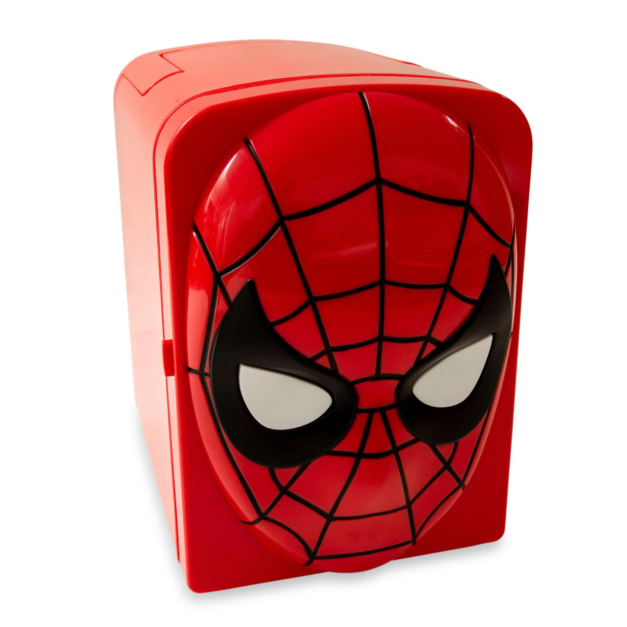 Marvel Spider-Man 4-Liter Mini Fridge: Chill & Warm with the Web-Slinger