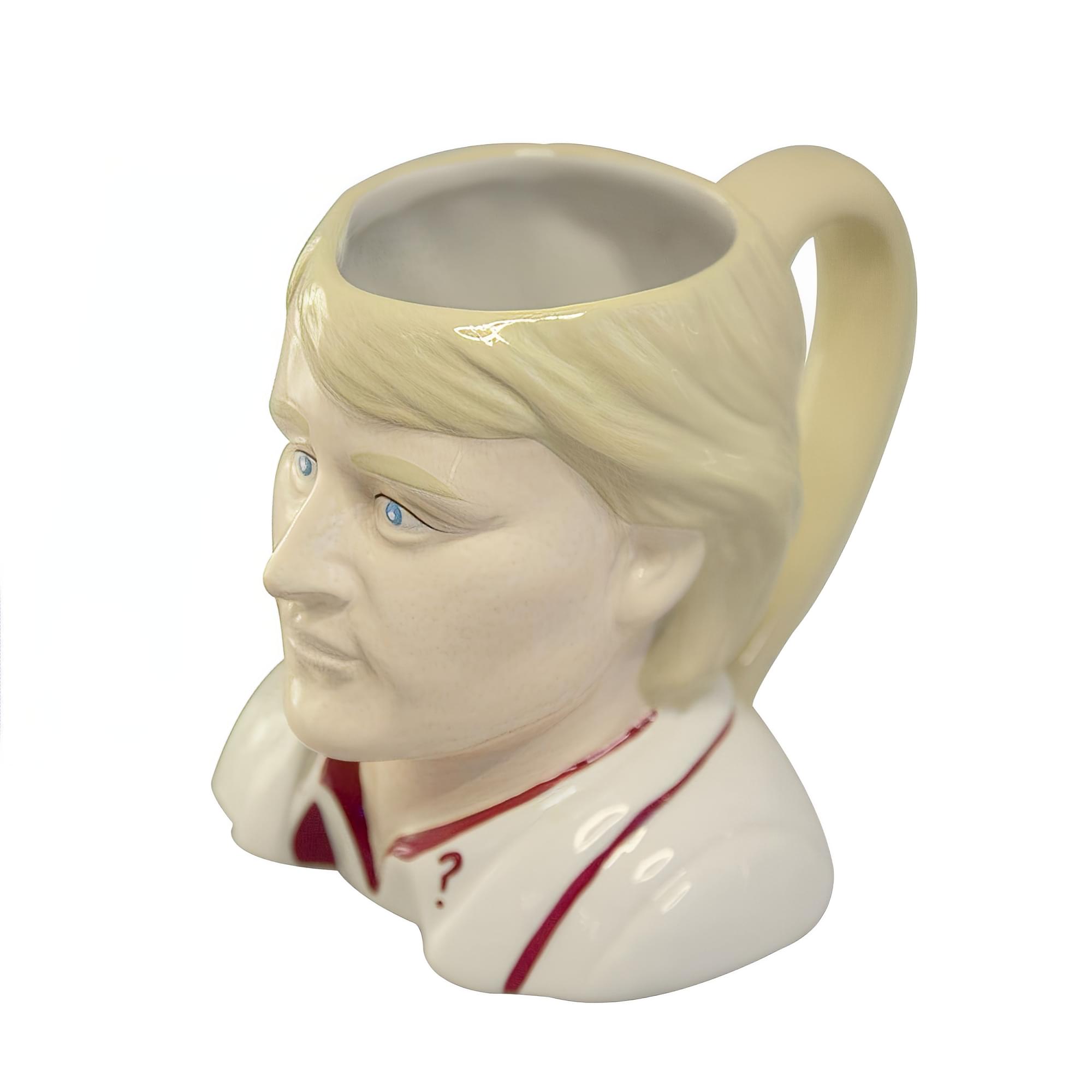Time-Traveling Delight: Doctor Who 5th Doctor Peter Davison Ceramic 3D Toby Jug Mug