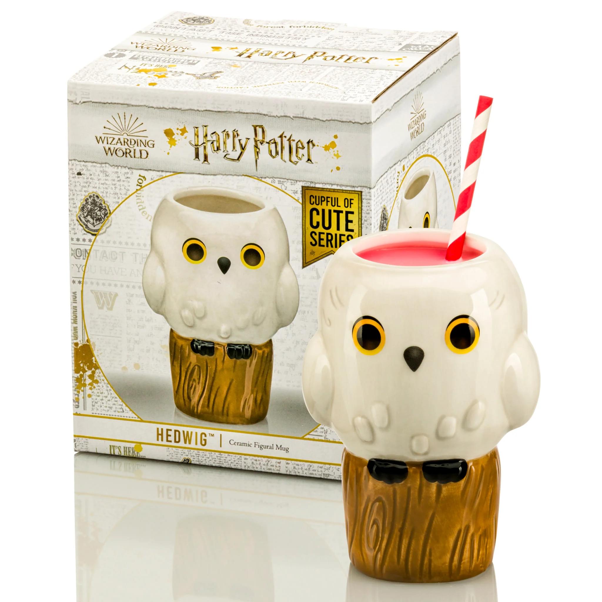 Adorable Harry Potter Hedwig Ceramic Mug - 14 Oz