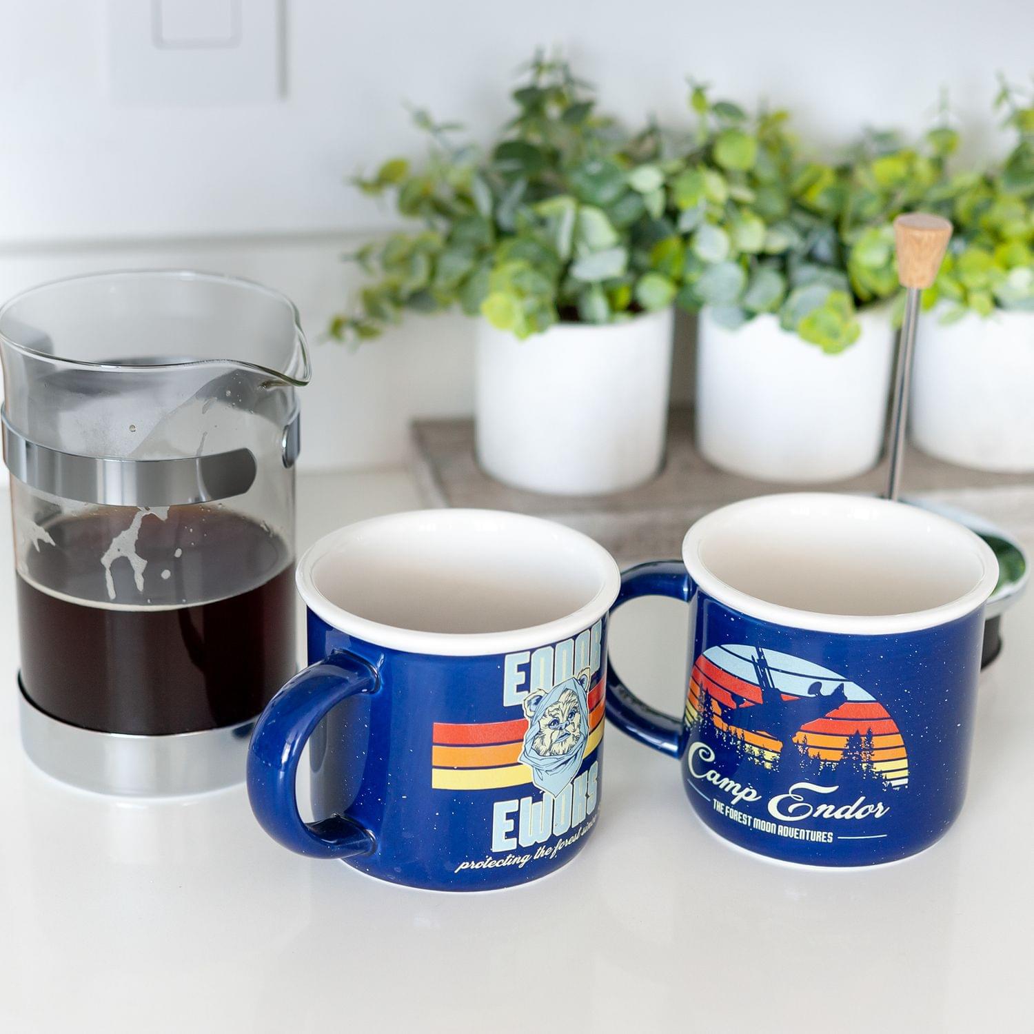 Star Wars Endor Camp Retro Mugs - Set of 2