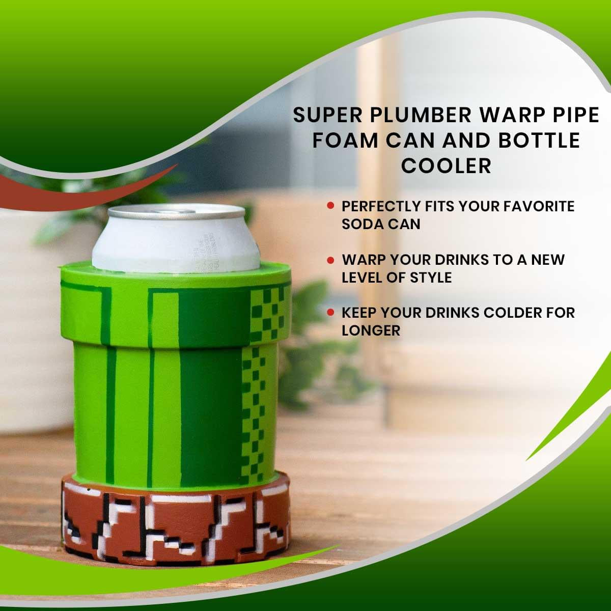 Super Plumber Warp Pipe Drink Cooler