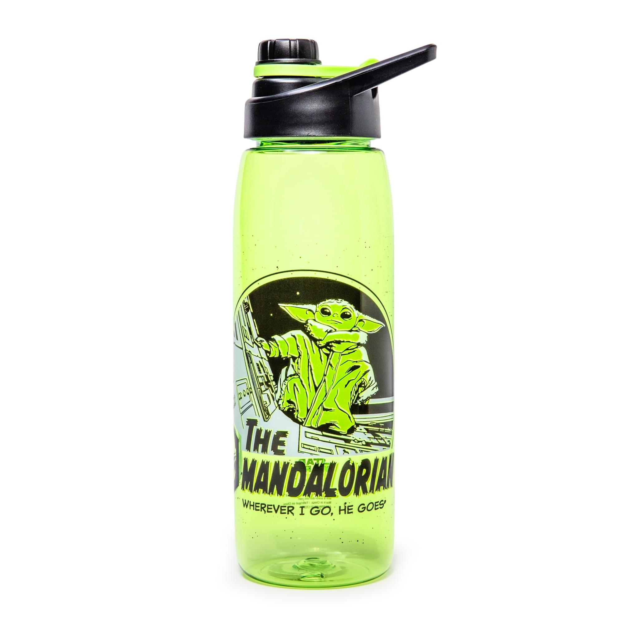 The Mandalorian 28-Ounce Screw-Top Plastic Water Bottle