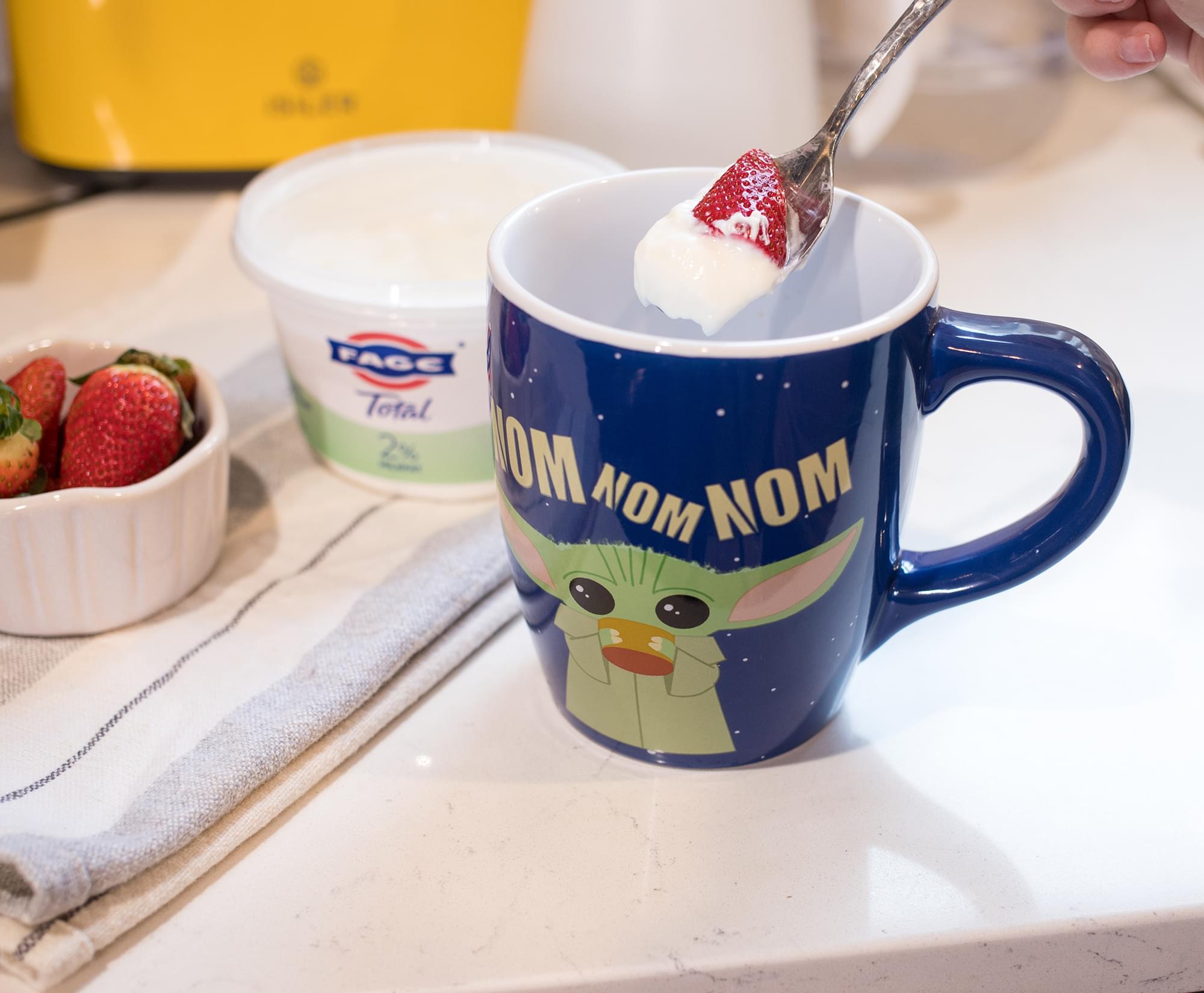 The Mandalorian's Adorable Grogu Ceramic Mug - 25 Oz