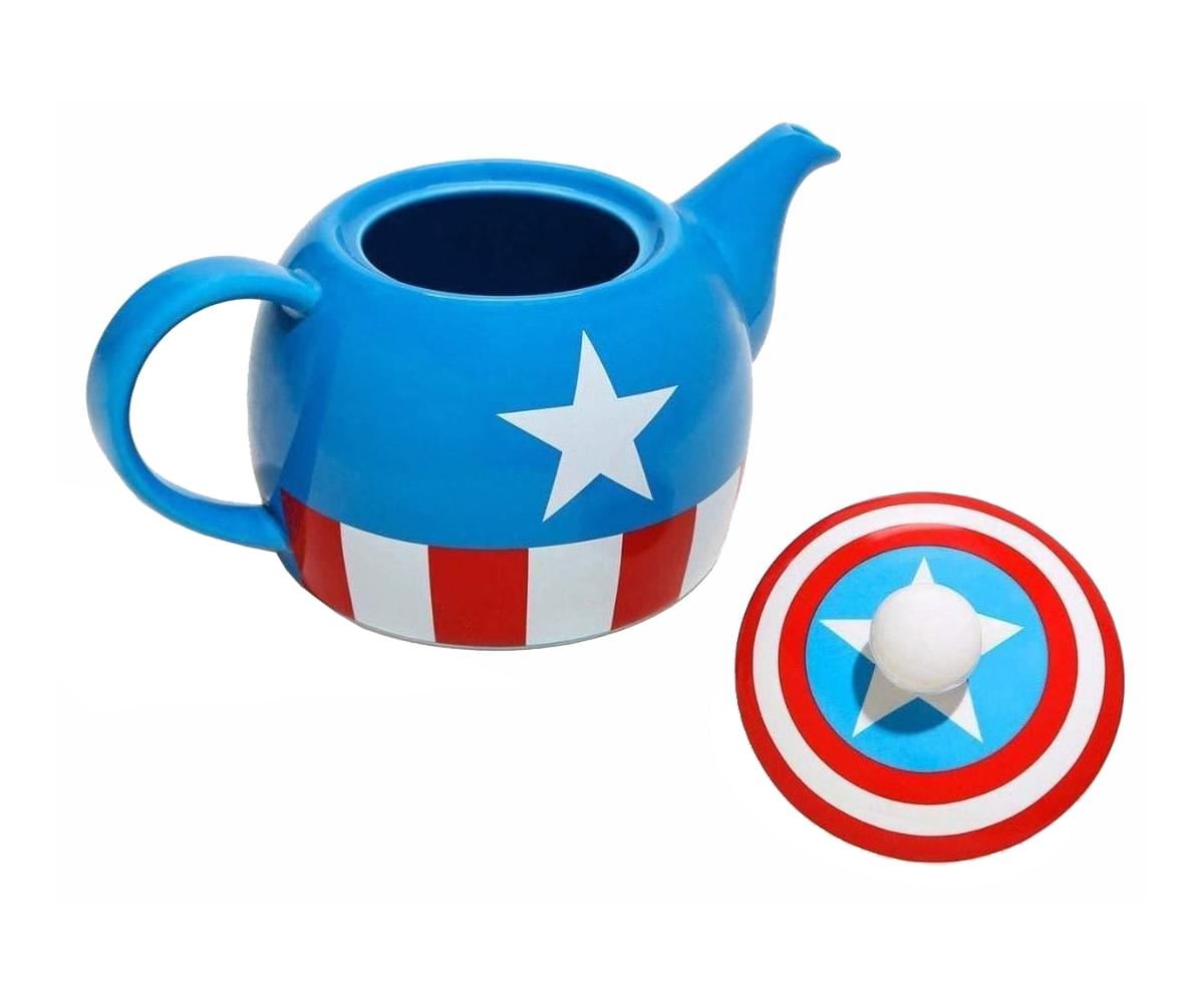 Epic Marvel Captain America 36 - Ounce Ceramic Teapot