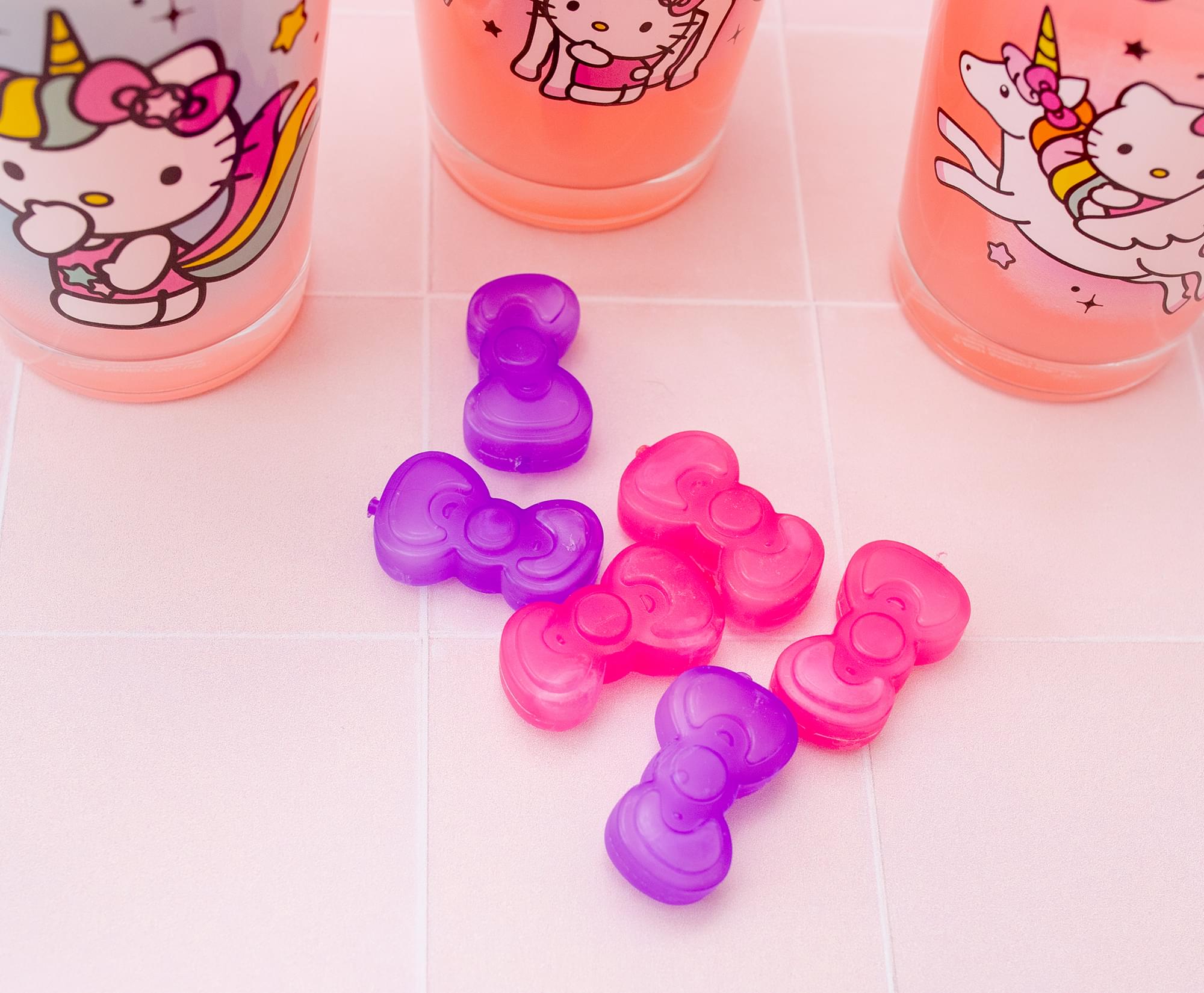 Sanrio Hello Kitty Pretty Bows Reusable Ice Cubes - 6-Piece Set
