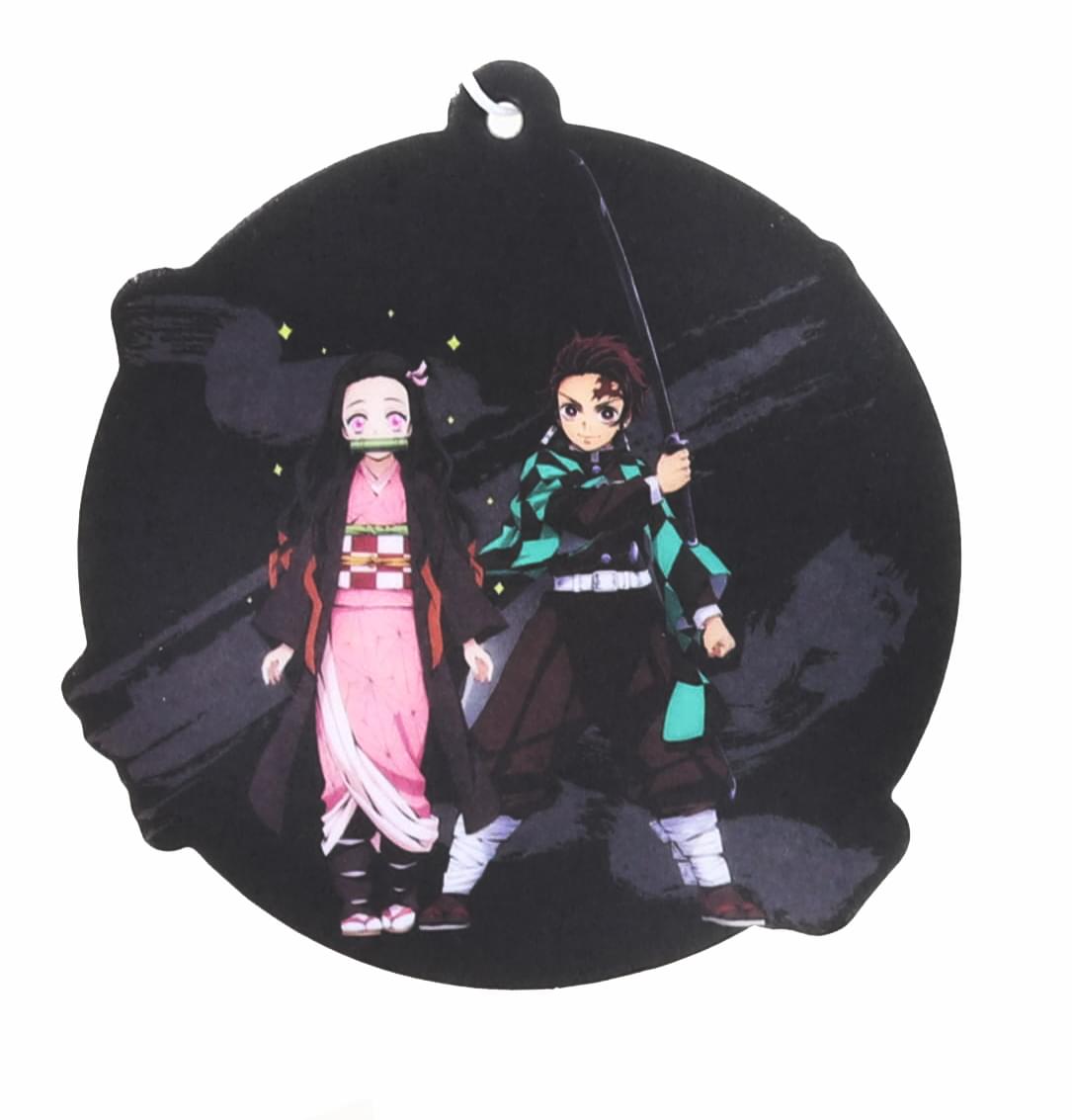 Demon Slayer Tanjiro & Nezuko Cherry Blossom Scent Air Freshener - Banish Odors Now!