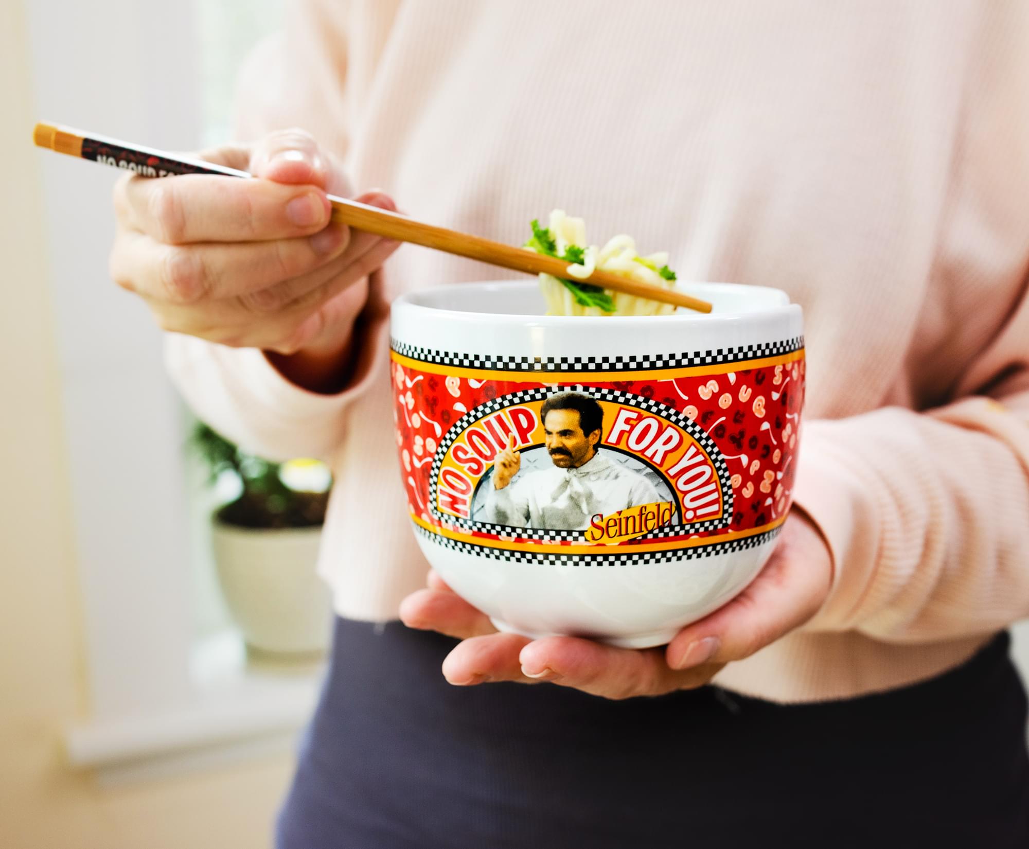 Seinfeld 'No Soup For You!' 20-Ounce Ramen Bowl & Chopstick Set