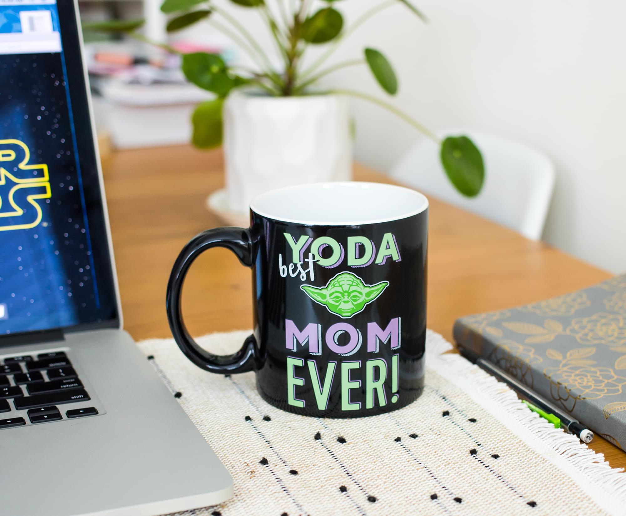 Toynk Exclusive Star Wars Yoda 'Best Mom Ever' 20-Ounce Ceramic Mug