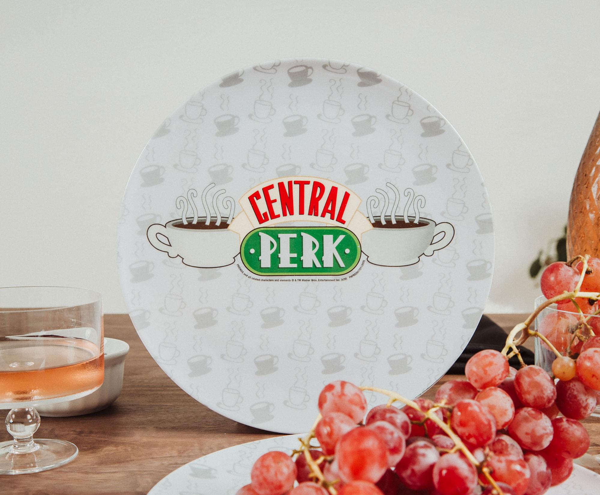 Friends Central Perk 10-Inch Melamine Dinner Plates (Set of 4) - A Toast to Iconic TV Fun!