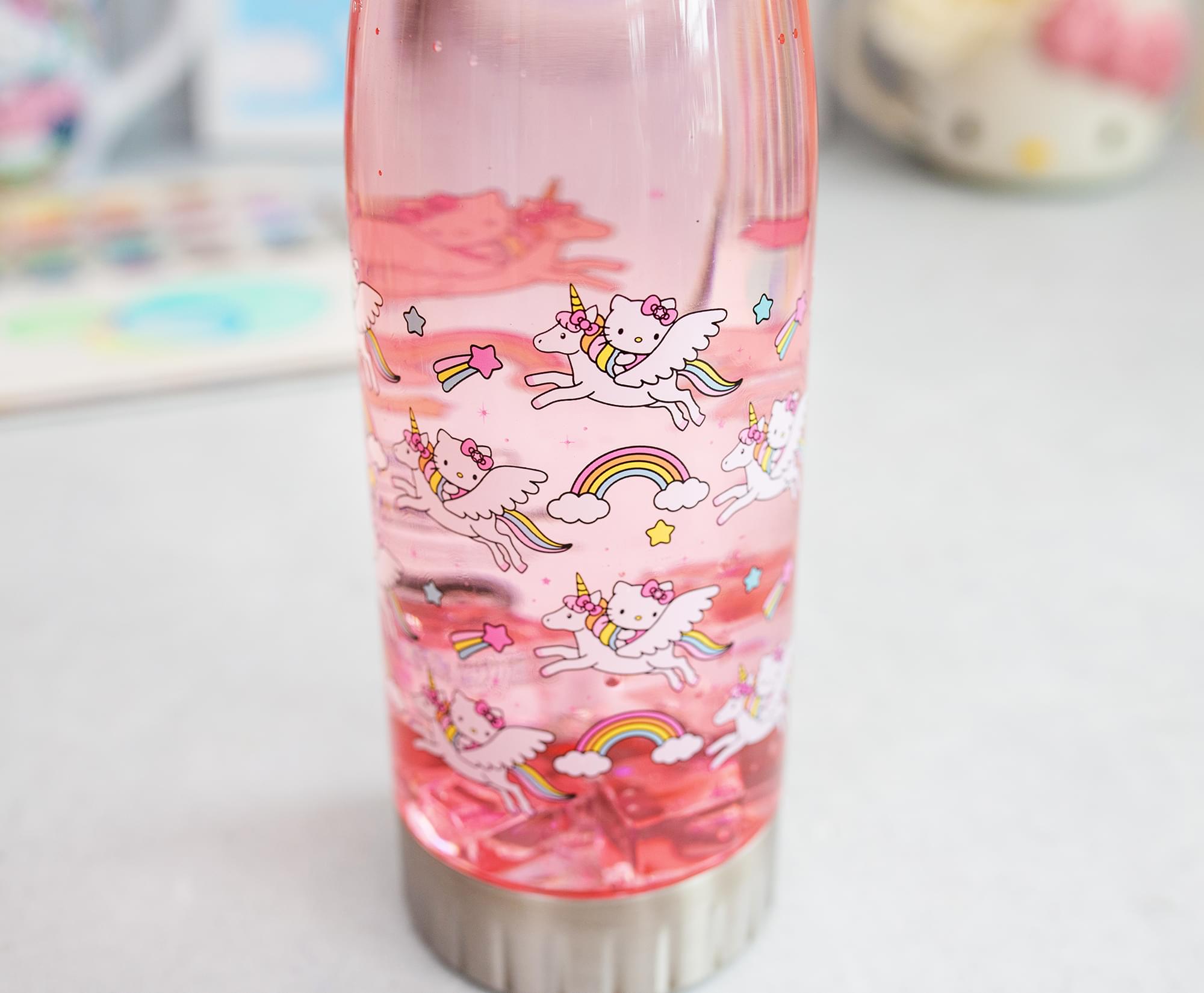 Sanrio Hello Kitty Unicorn Rainbow Fantasy Water Bottle