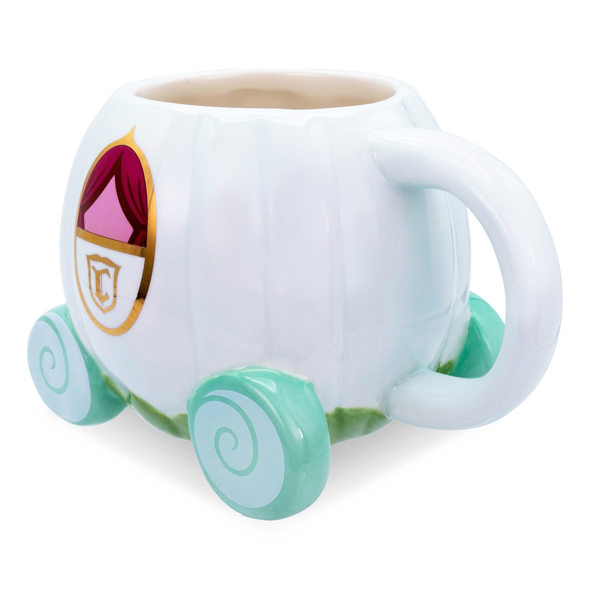 Enchanting Disney Cinderella Coach 3D Ceramic Mug - 20 Ounce