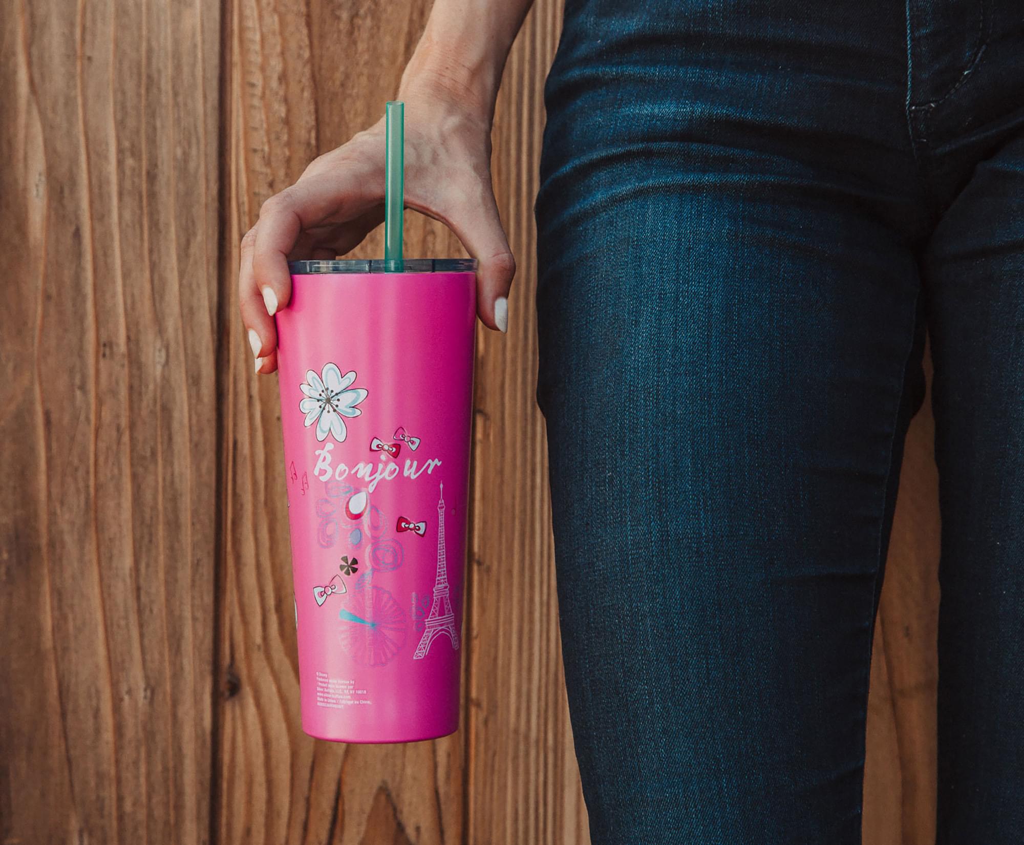 Disney's The Aristocats Marie Bonjour 22-Ounce Stainless Steel Tumbler