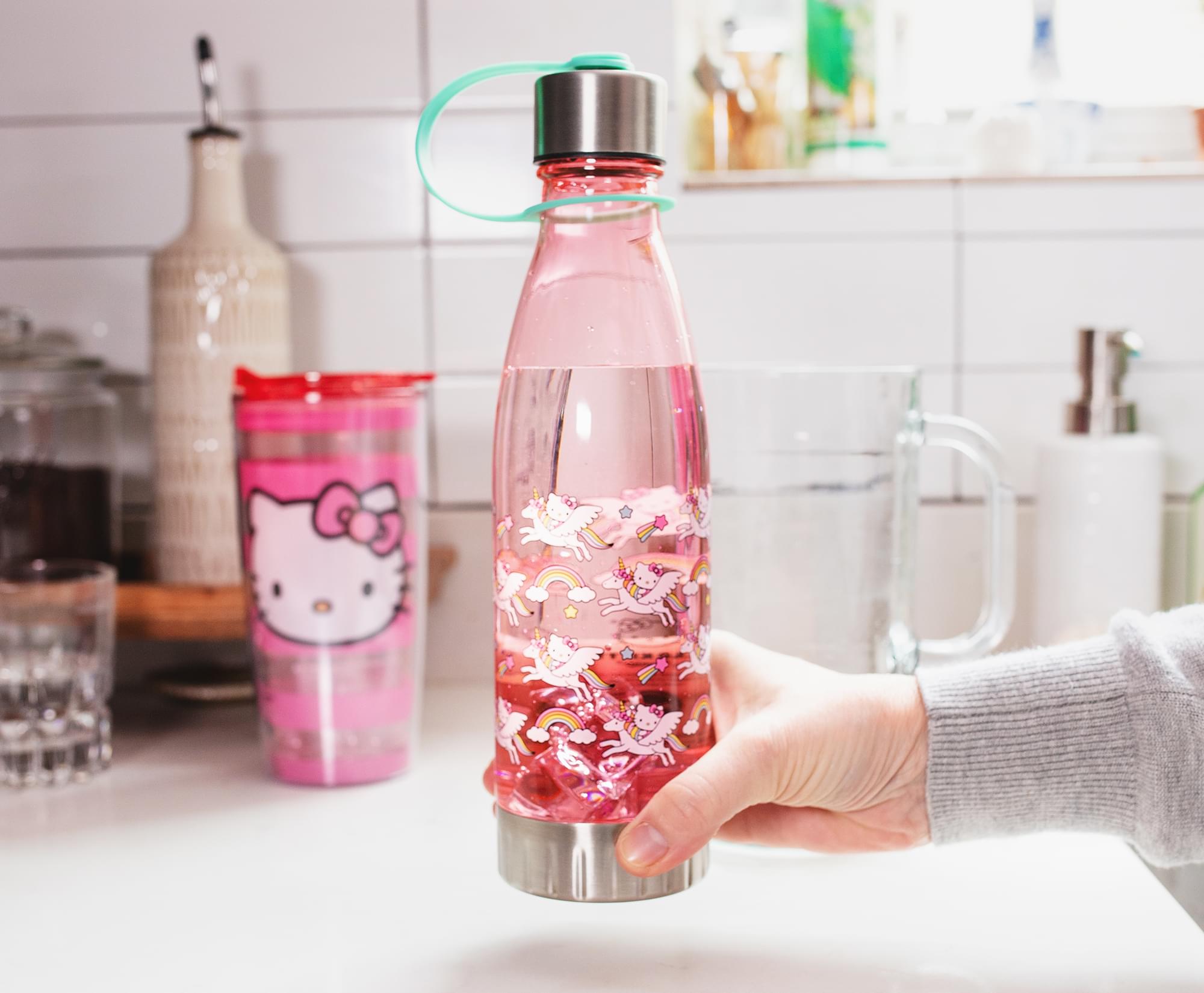 Sanrio Hello Kitty Unicorn Rainbow Fantasy Water Bottle